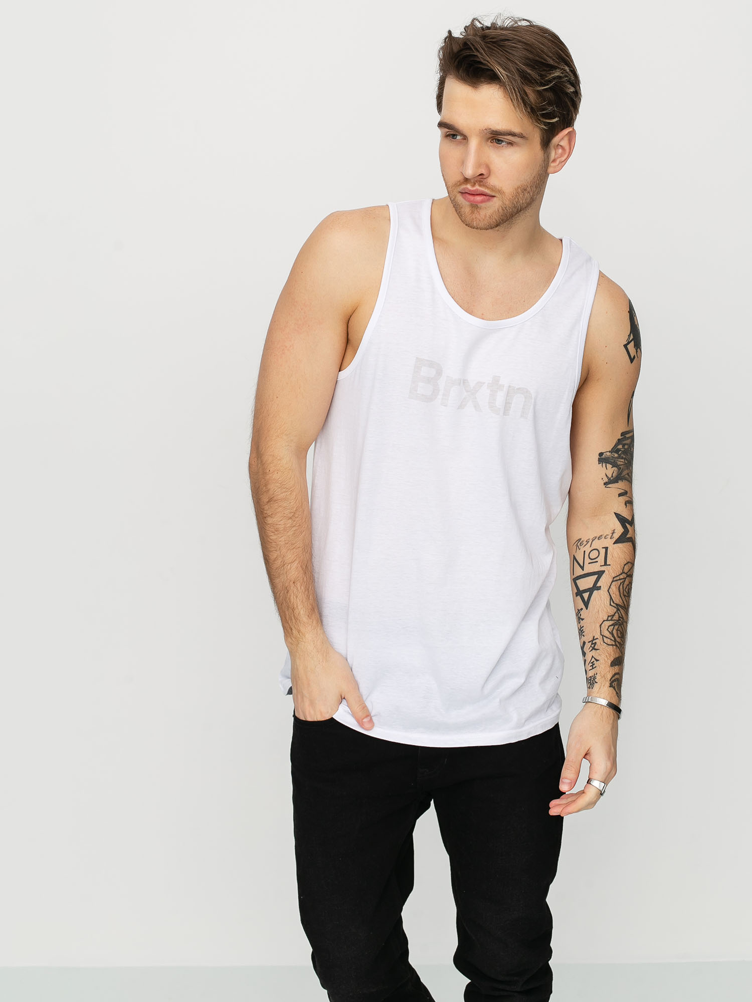 Tričko Brixton Gate (white)