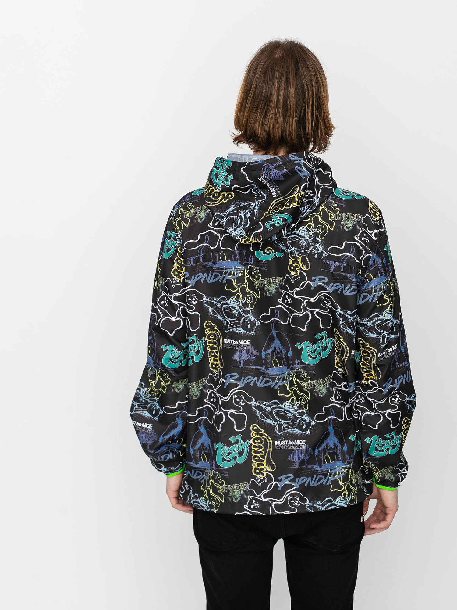 Bunda RipNDip Goalasso Fanorak (black)