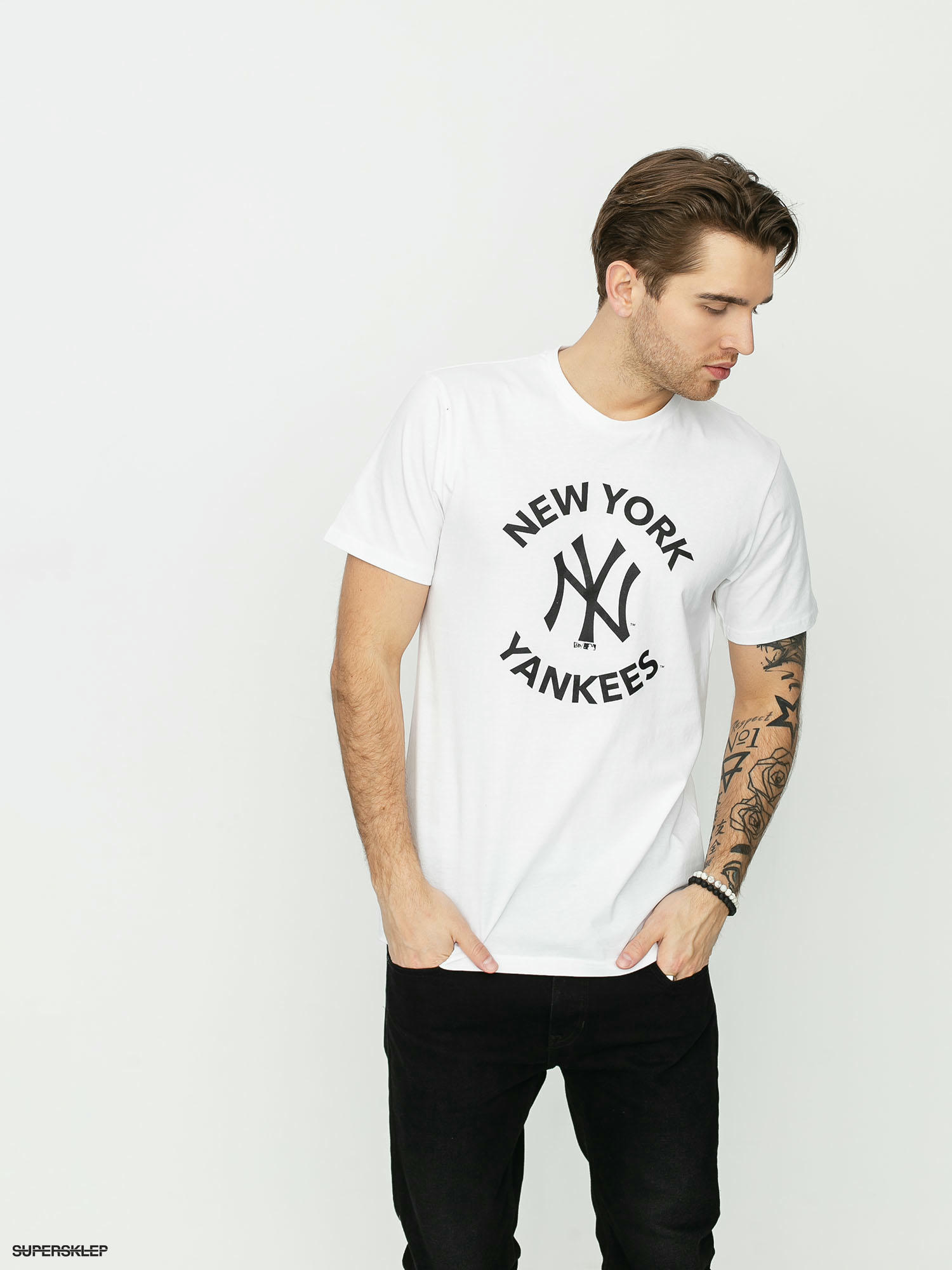 Tričko New Era Mlb New York Yankees (whi)