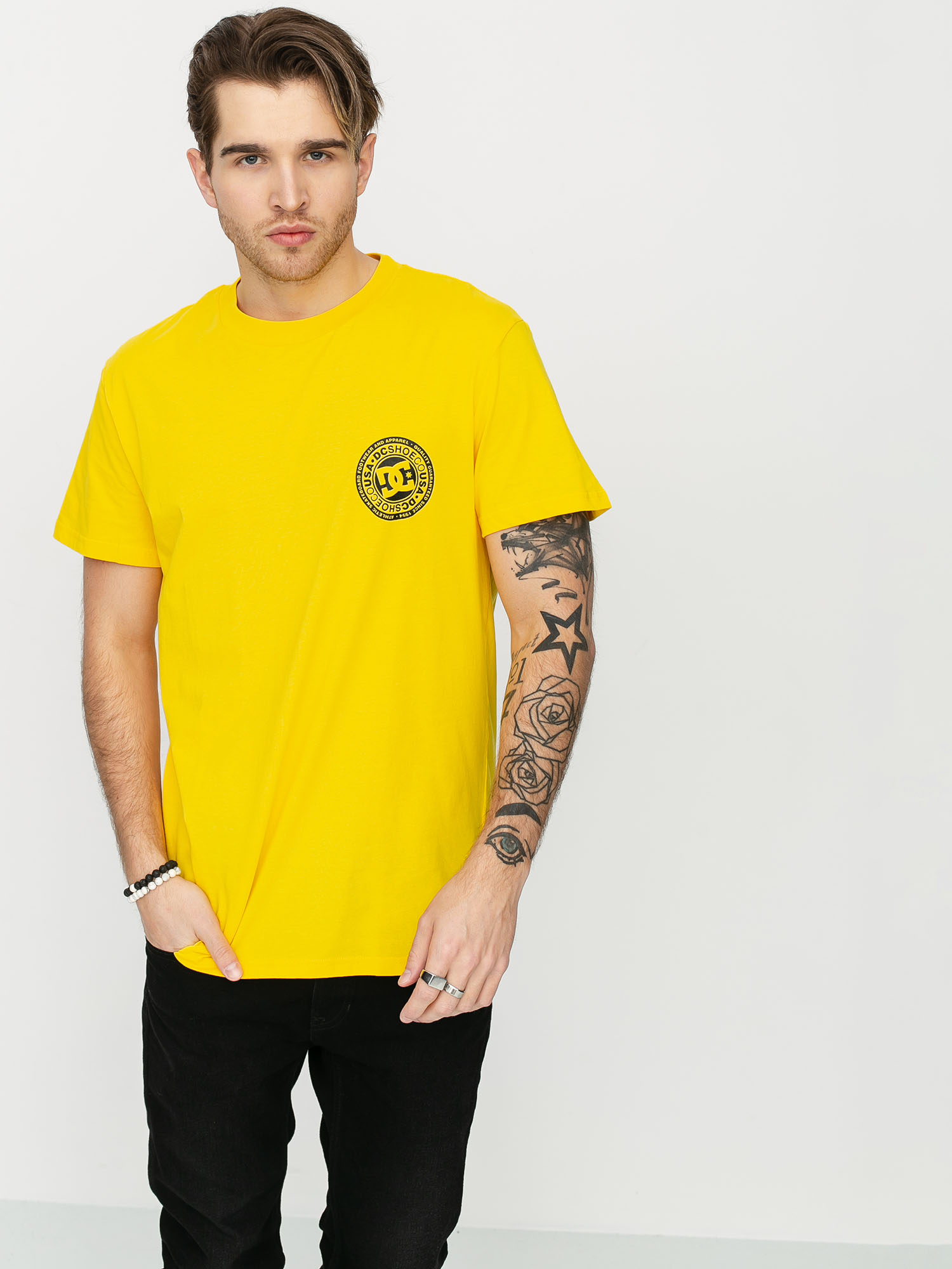 Tričko DC Circle Star Fb 3 (dandelion/black)