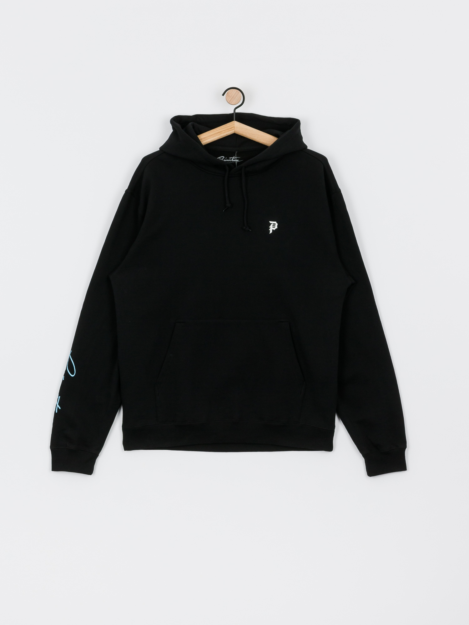 Mikina s kapucí Primitive Beacon HD (black)