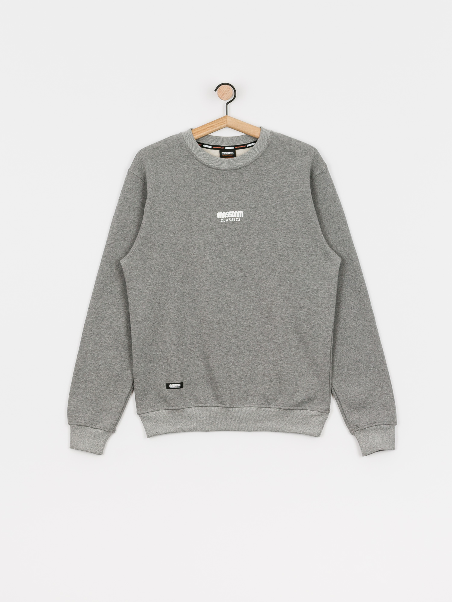 Mikina MassDnm Classics Small Logo (lt heather grey)