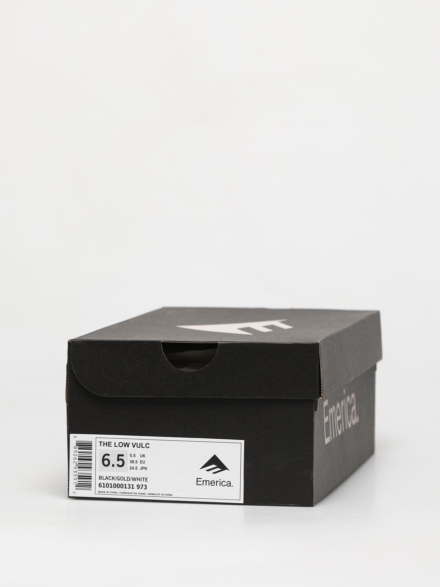 Boty Emerica The Low Vulc (black/gold/white)