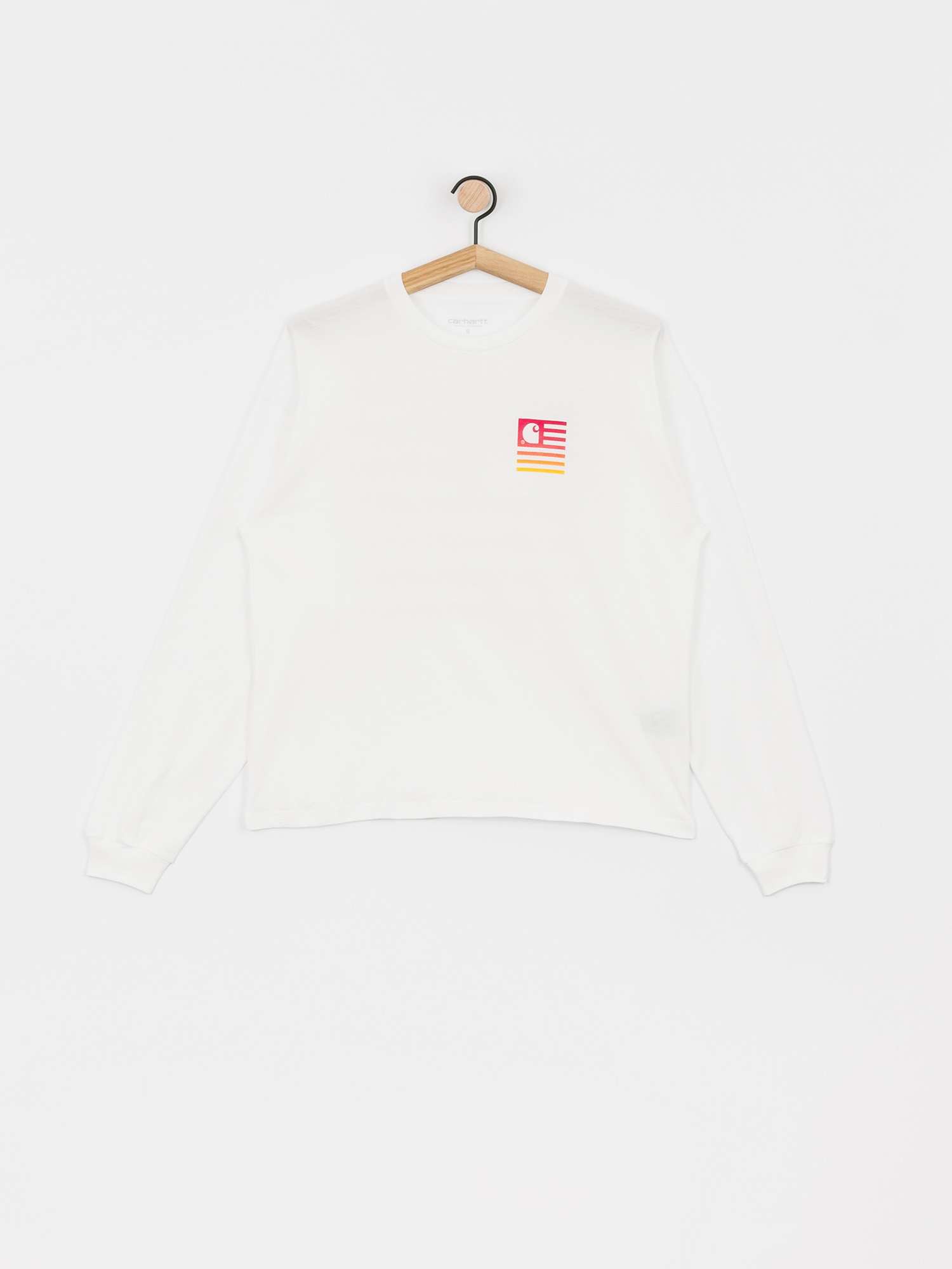 Triko Carhartt WIP State Gradient Wmn (white)
