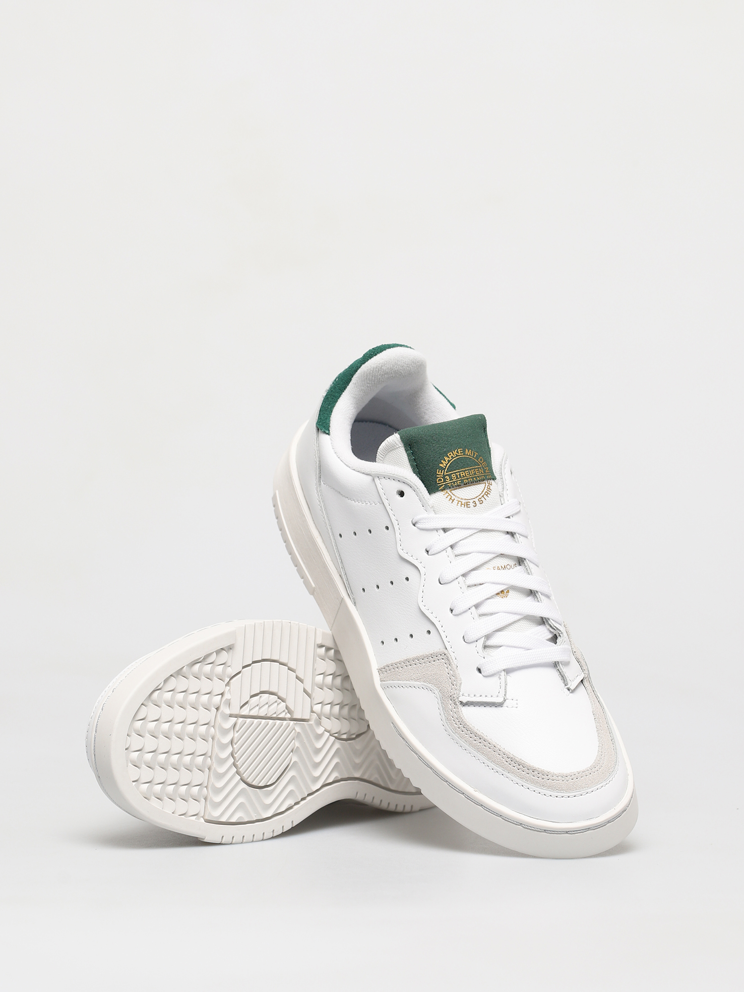Boty adidas Originals Supercourt (white/white/collegiate green)