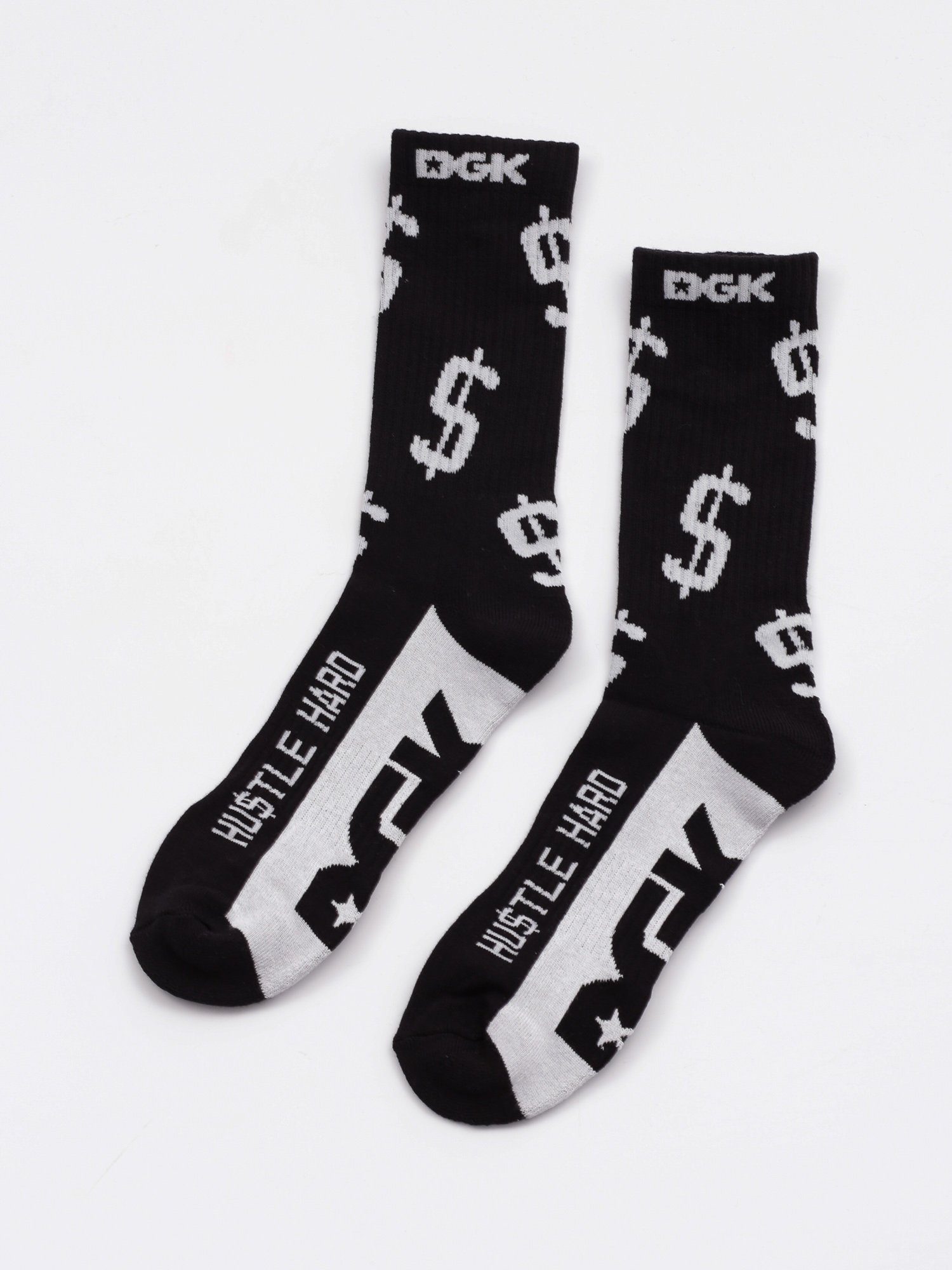 Ponožky DGK Hustle Hard Crew (black)