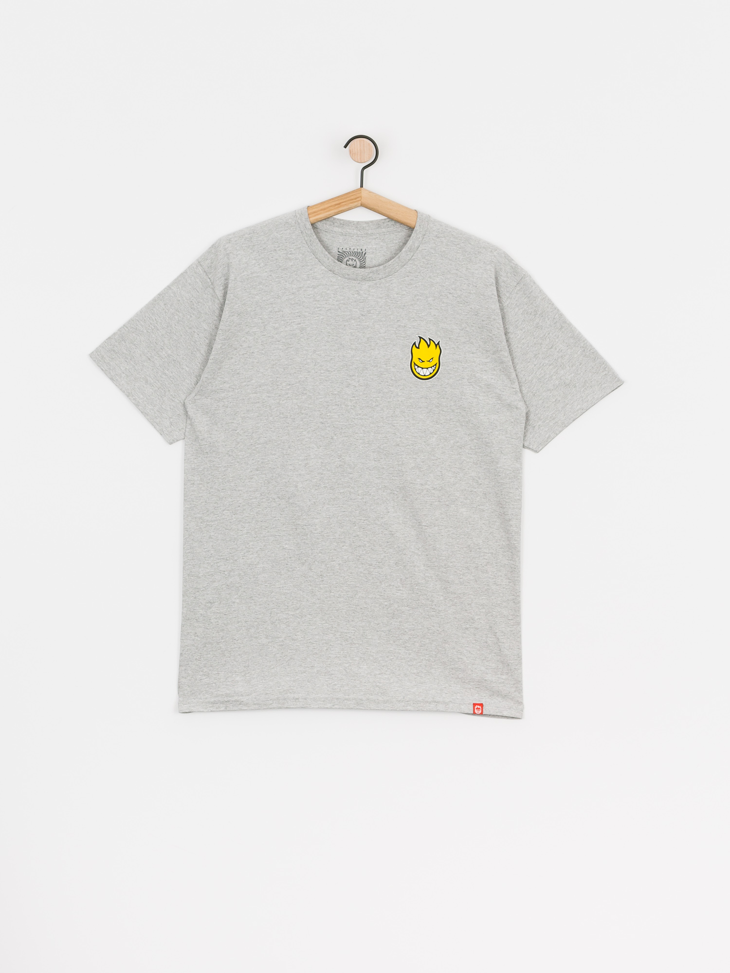 Tričko Spitfire Lil Bighead Fl (athletic heather/yellow)
