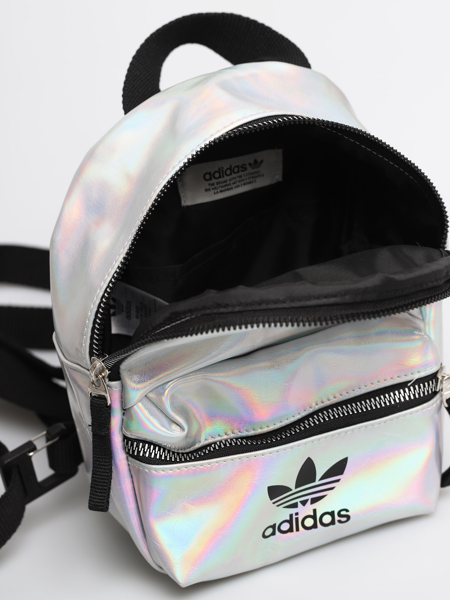 Batoh adidas Originals Bp Mini Pu Wmn (silver met/iridescent)