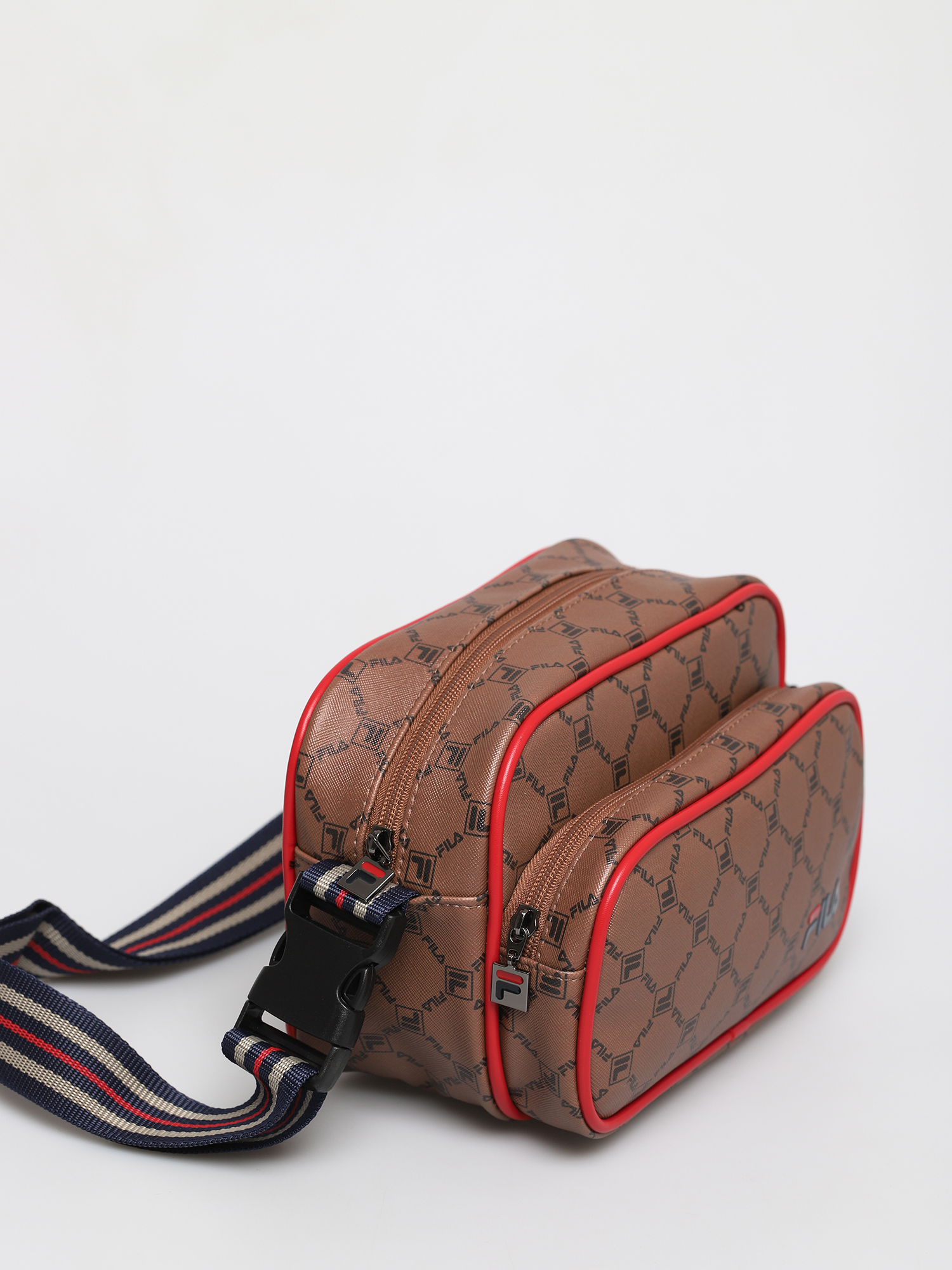 Taška Fila Shoulder Bag New Twist (allover thrush coffee bean)