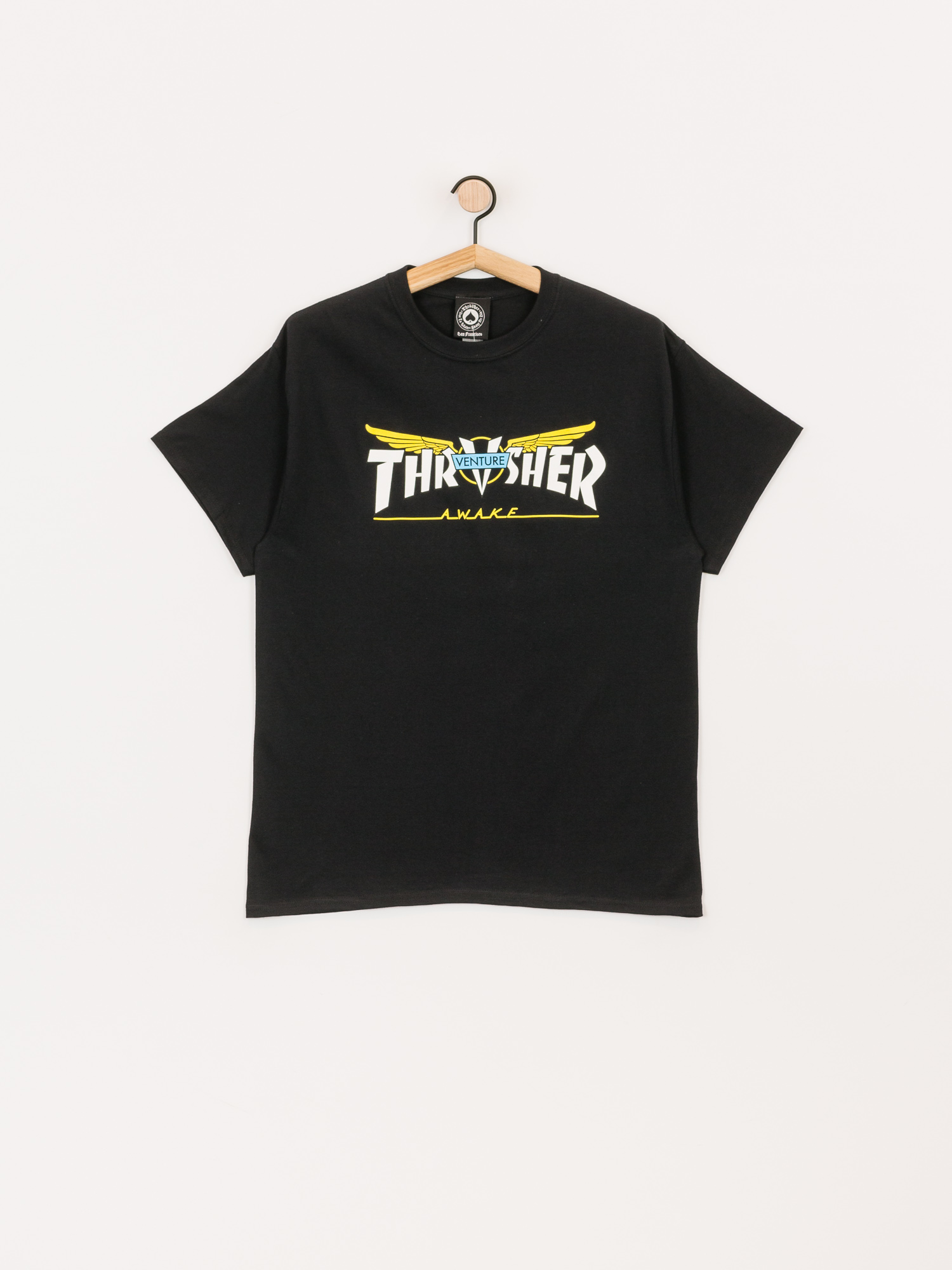 Tričko Thrasher Venture Collab (black)