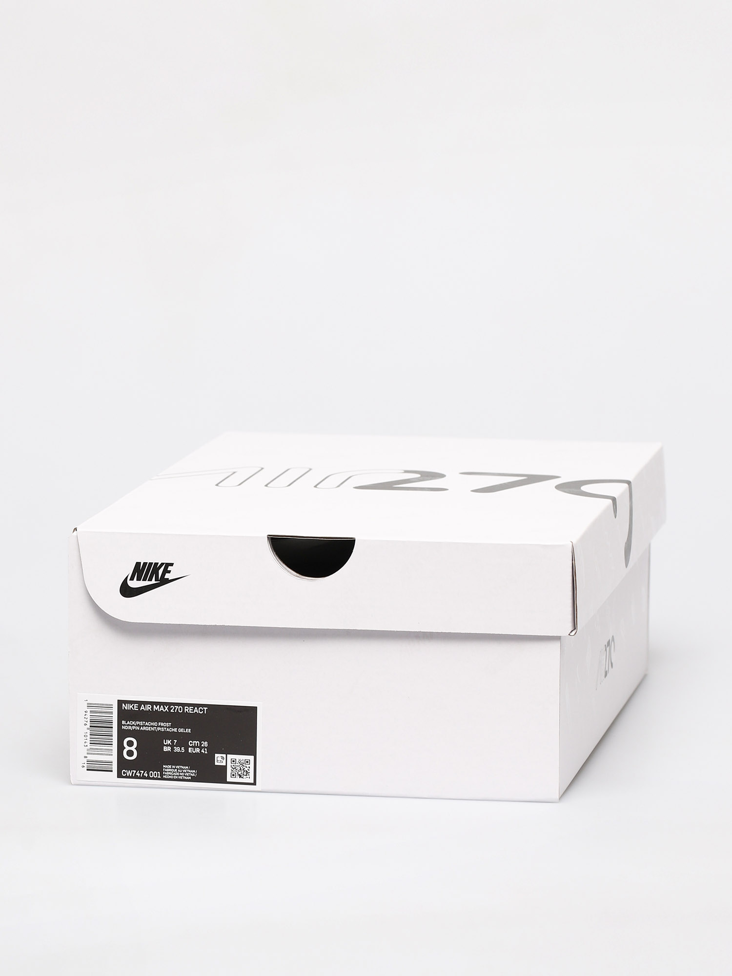 Boty Nike Air Max 270 React (black/pistachio frost silver pine volt)