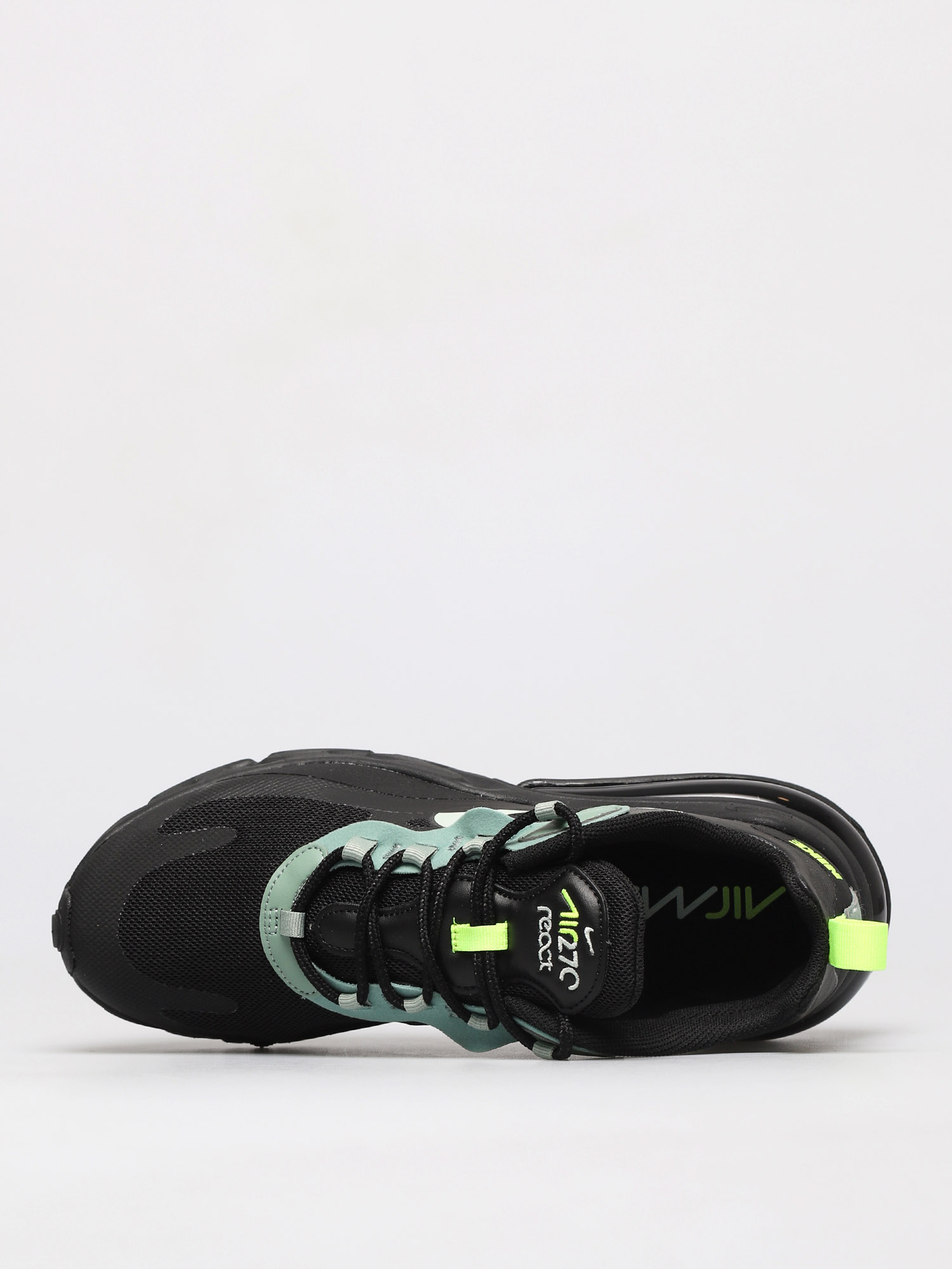 Boty Nike Air Max 270 React (black/pistachio frost silver pine volt)