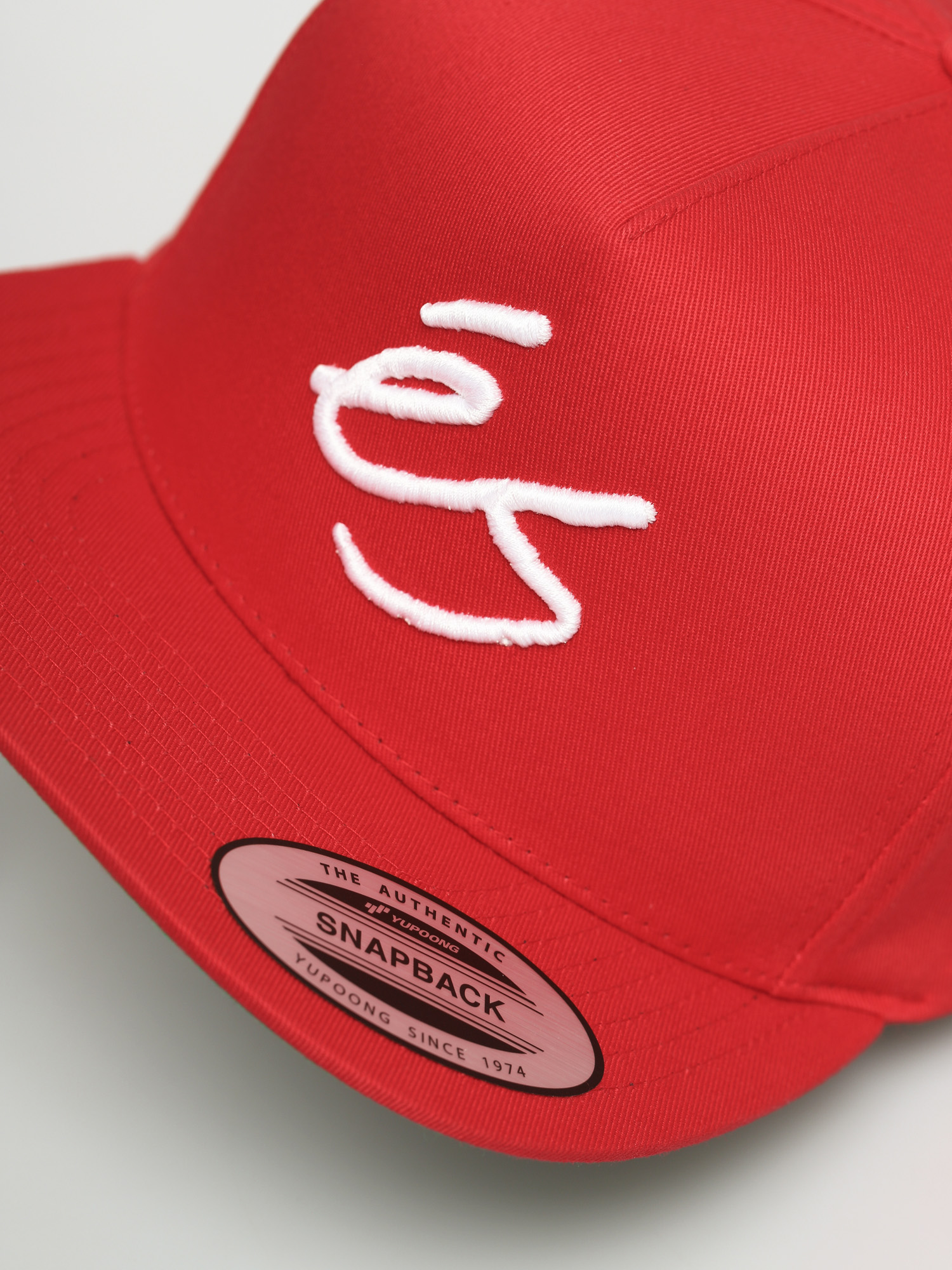 Kšiltovka  eS Script Snapback ZD (red)