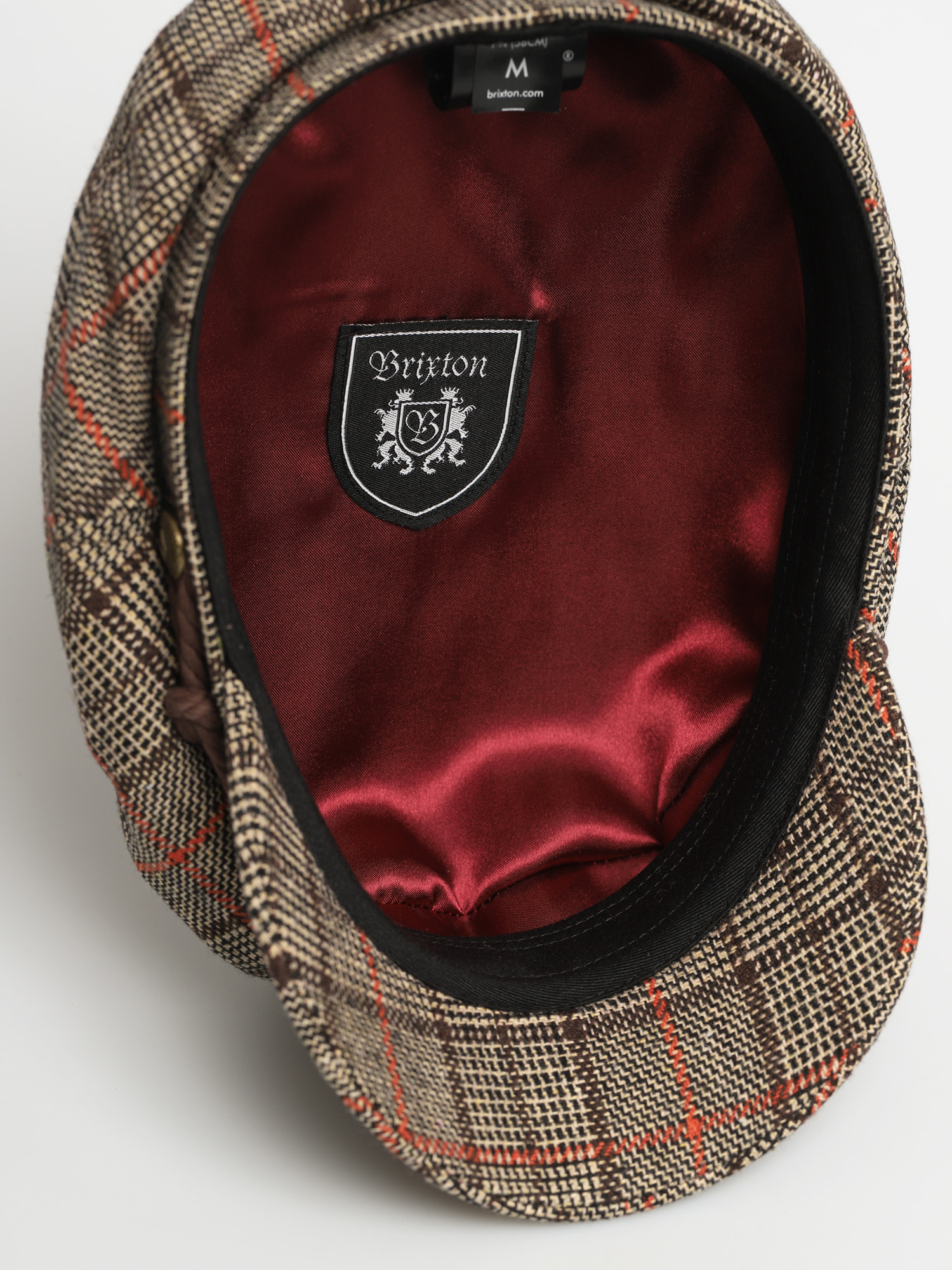 Klobouk s kšiltem Brixton Fiddler Cap (dark brown)