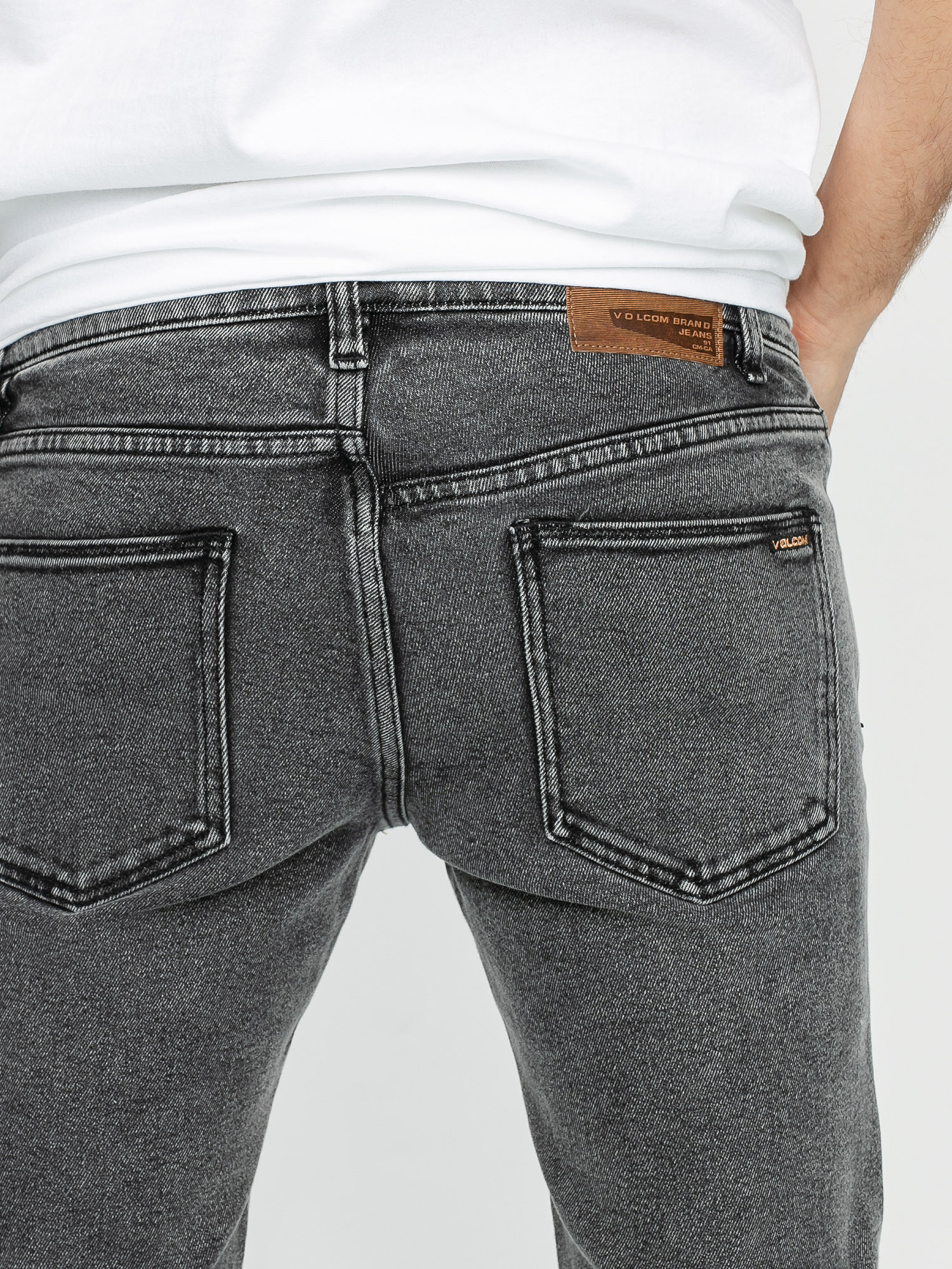 Kalhoty Volcom Vorta Denim (light acid black)