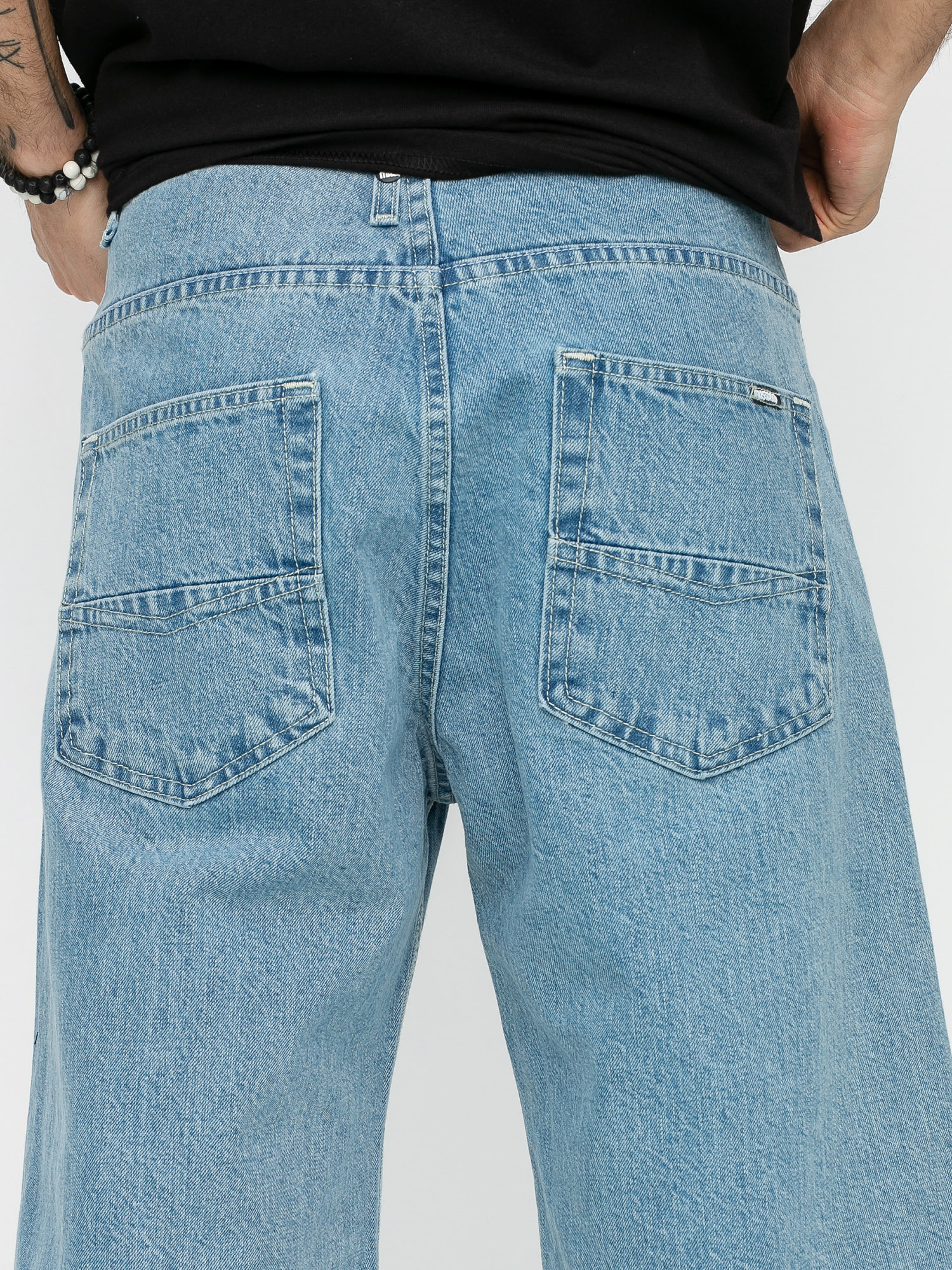 Kraťasy MassDnm Slang Jeans (light blue)