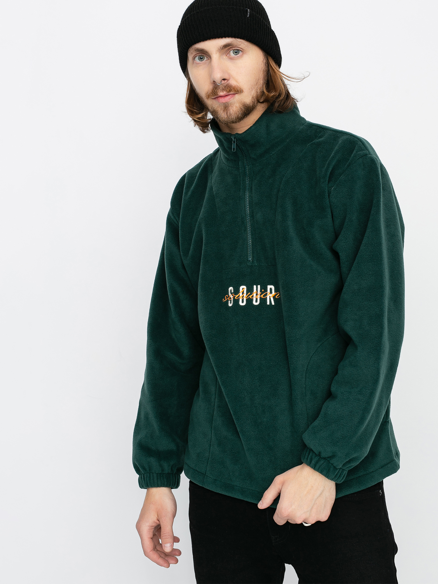 Mikina Sour Solution Spothunter Fleece (forest green)