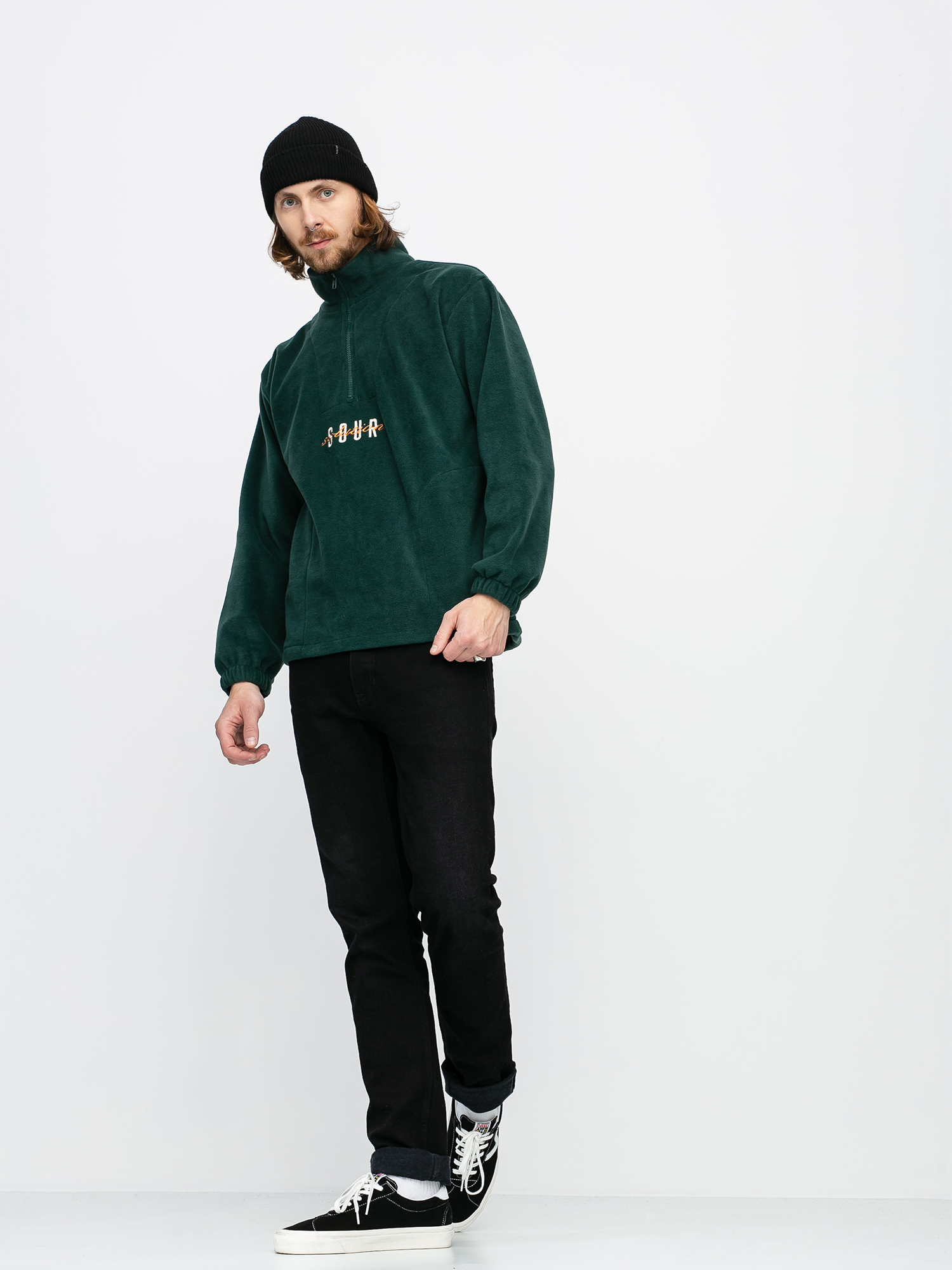 Mikina Sour Solution Spothunter Fleece (forest green)