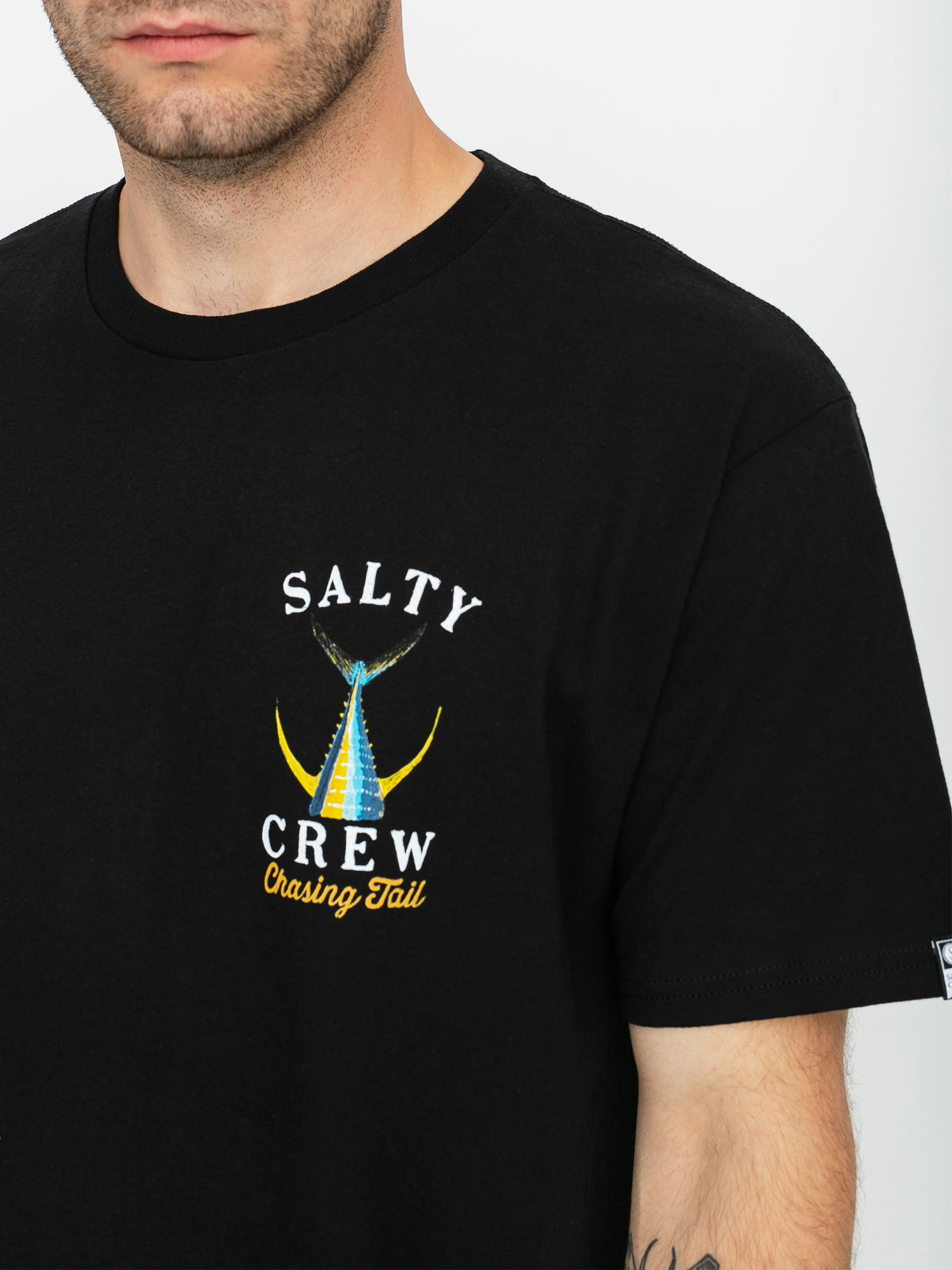 Tričko Salty Crew Tailed (black)
