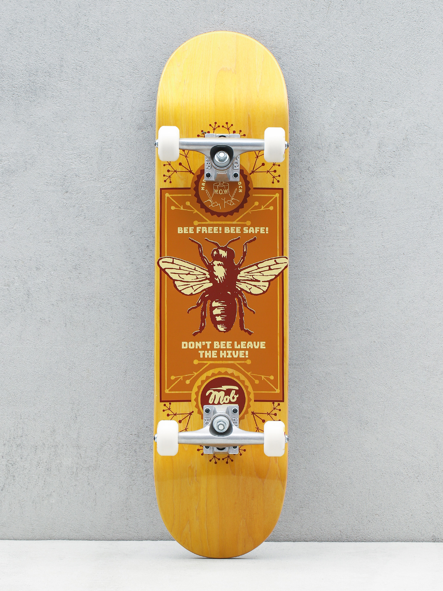 Skateboard Mob Skateboards Bee (yellow)