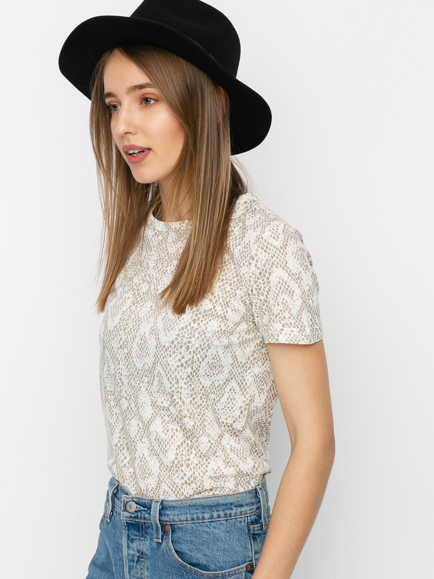 Tričko Brixton Karlie Baby Wmn (snakeskin)