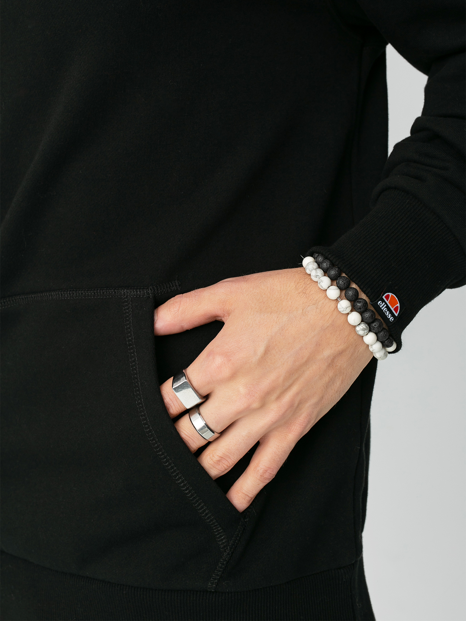 Mikina s kapucí Ellesse Primero HD (black)