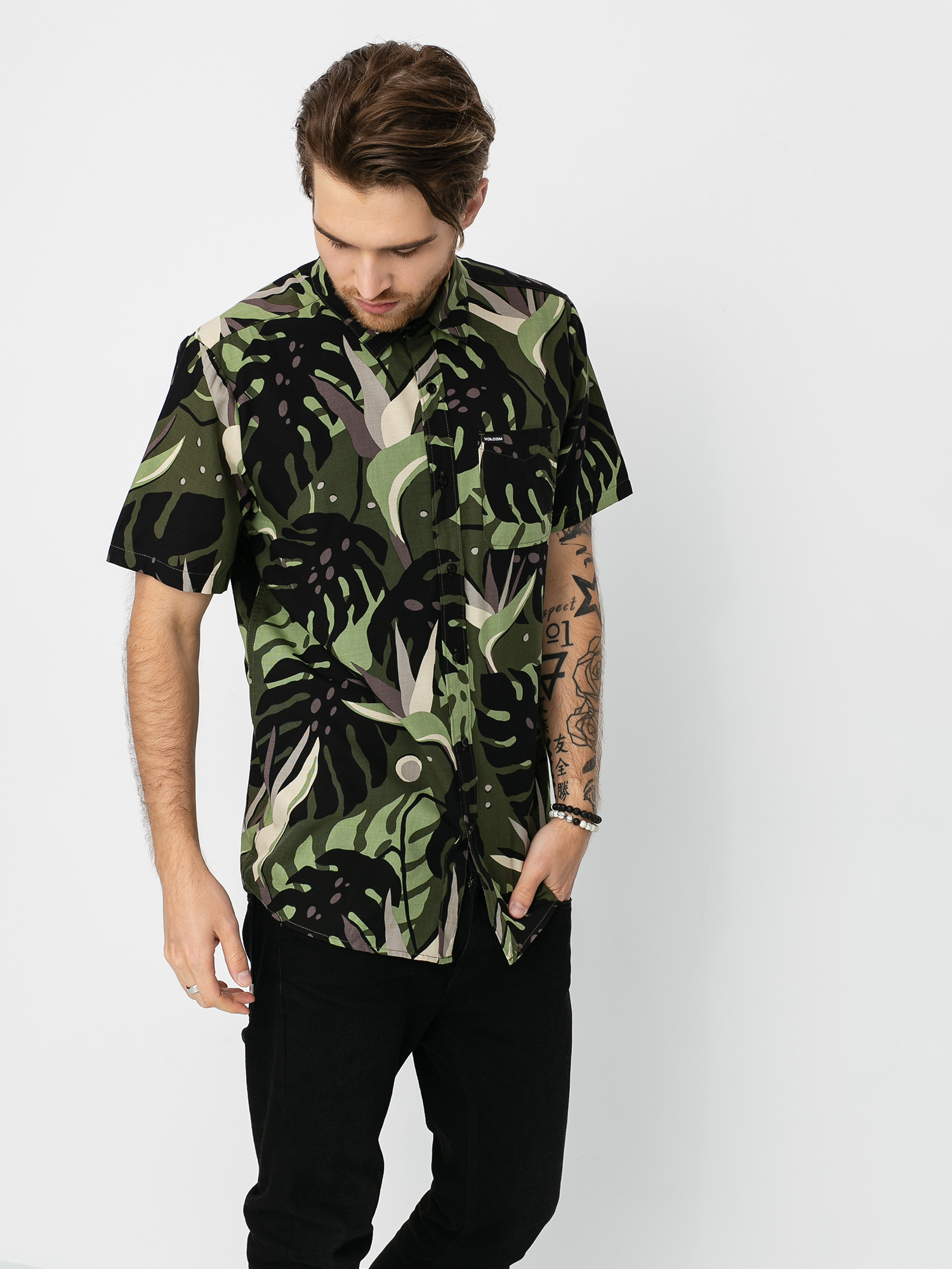 Košile Volcom Mentawais (military)