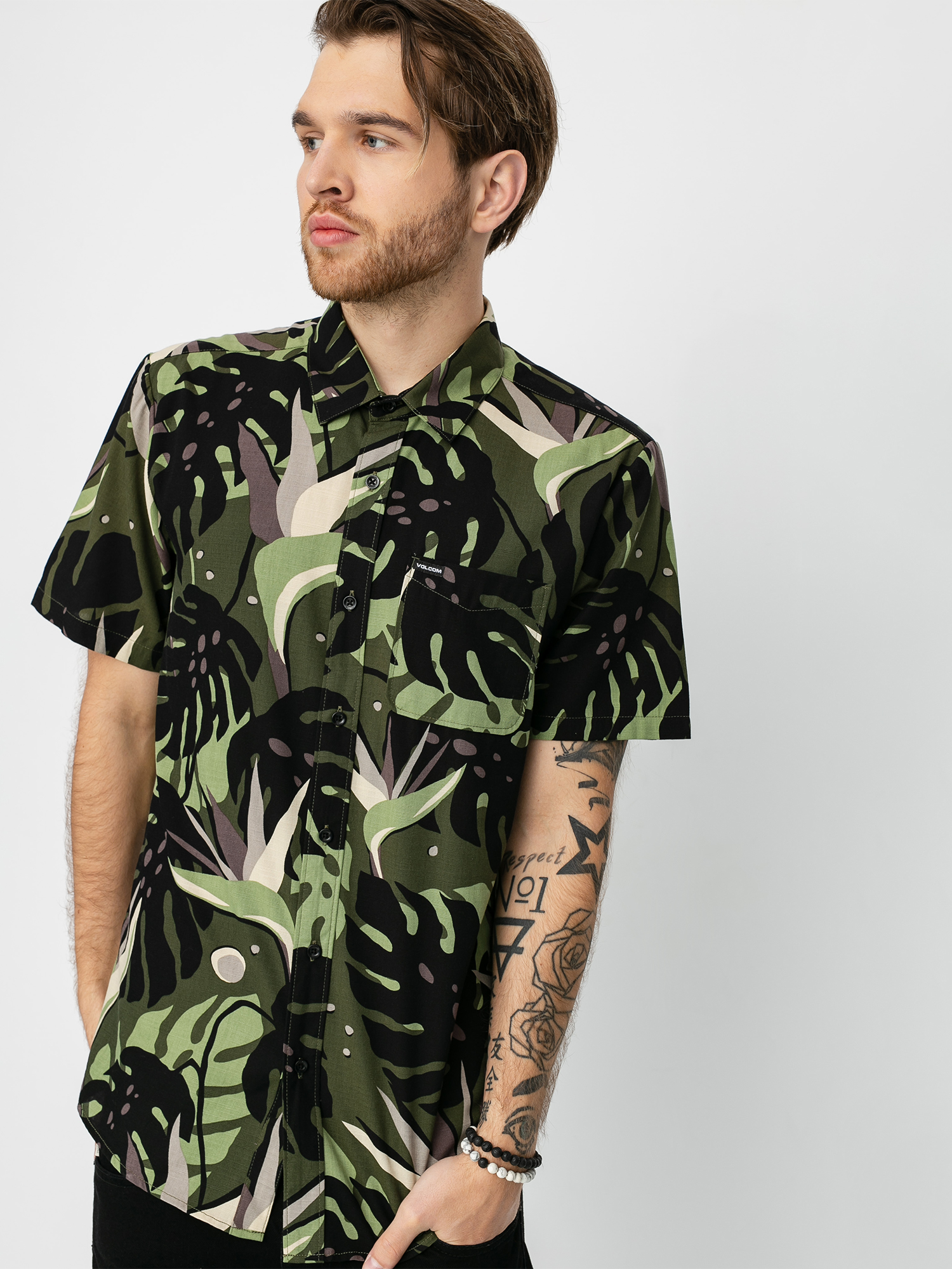 Košile Volcom Mentawais (military)