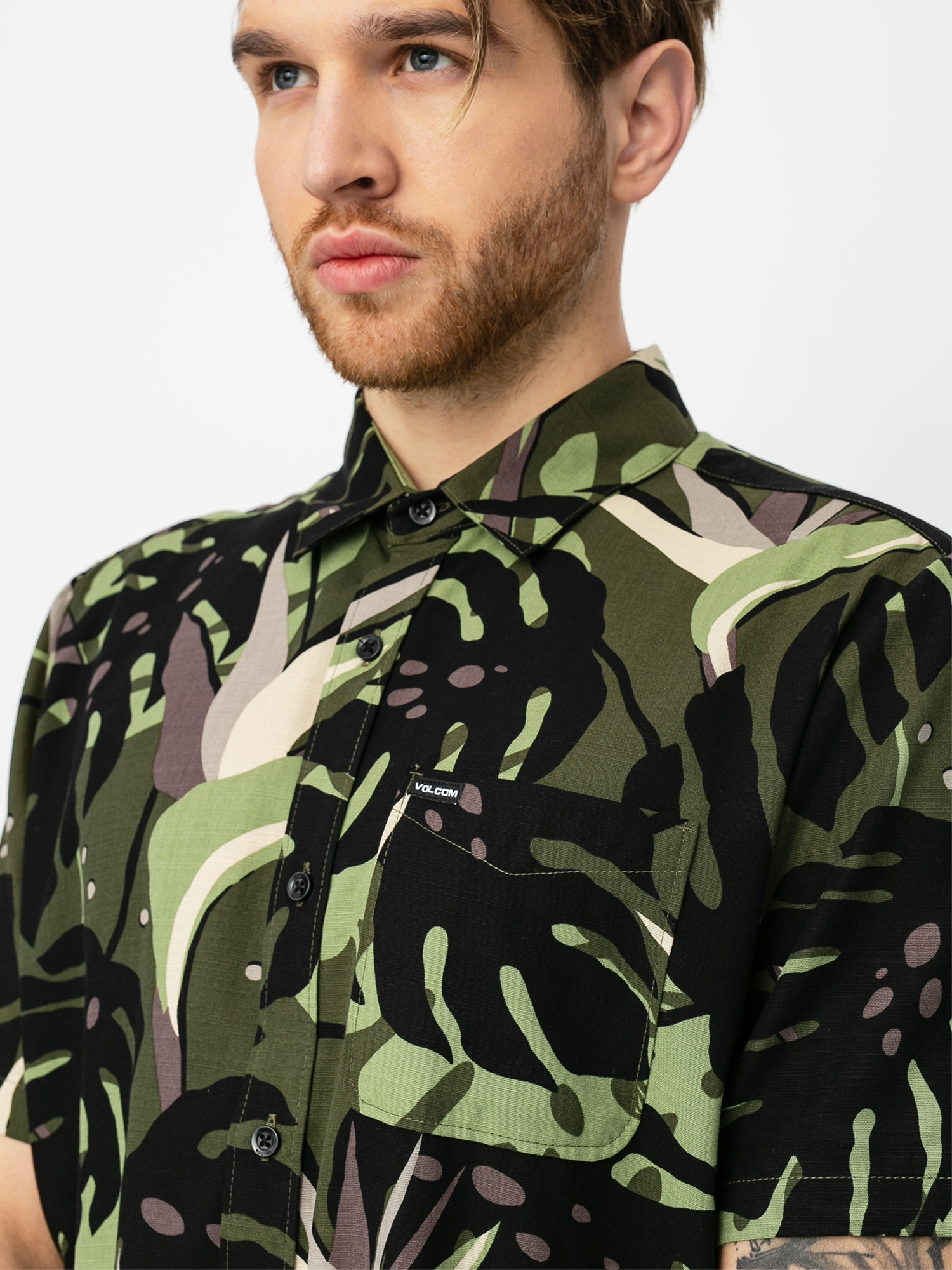 Košile Volcom Mentawais (military)