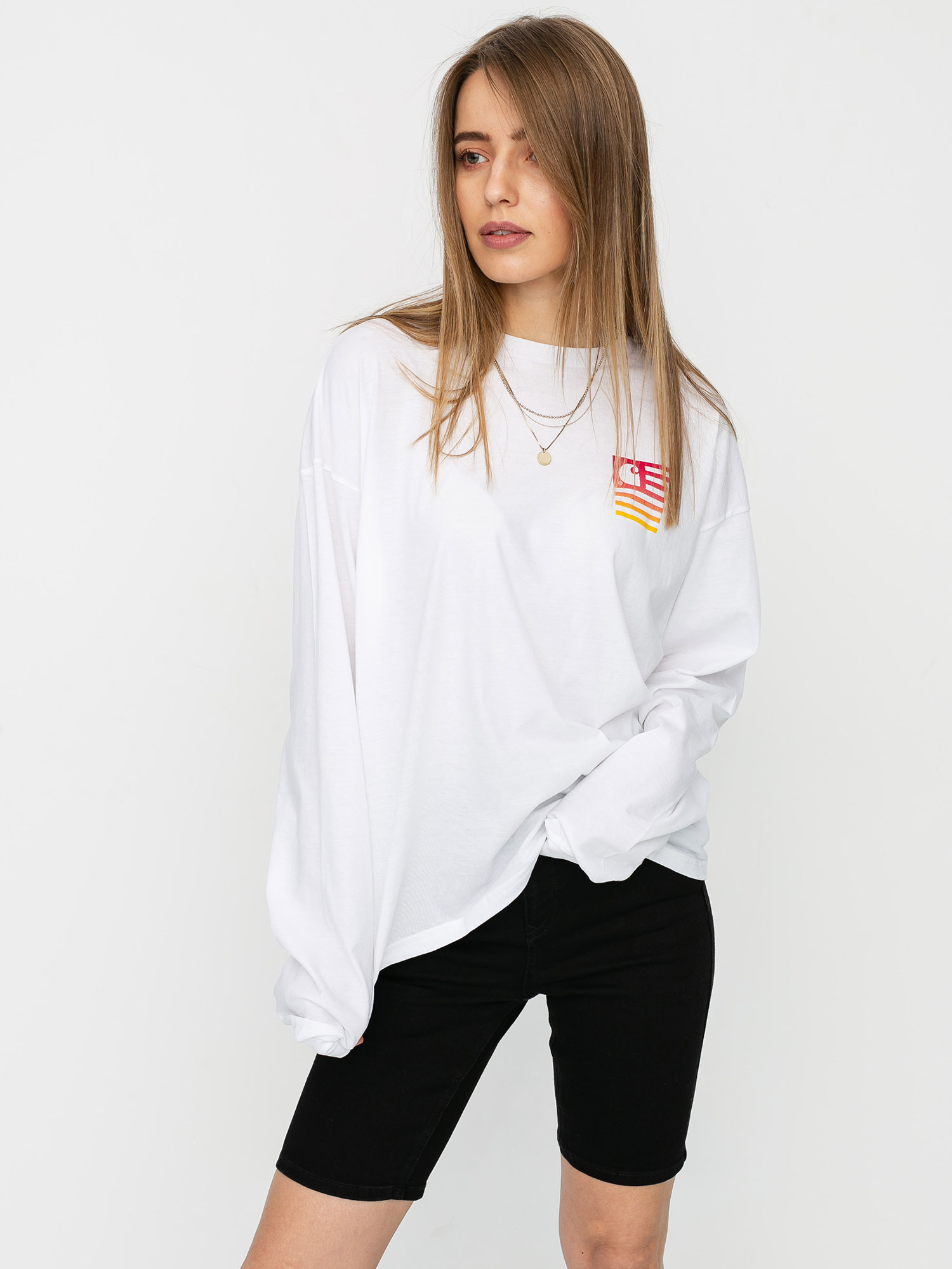 Triko Carhartt WIP State Gradient Wmn (white)