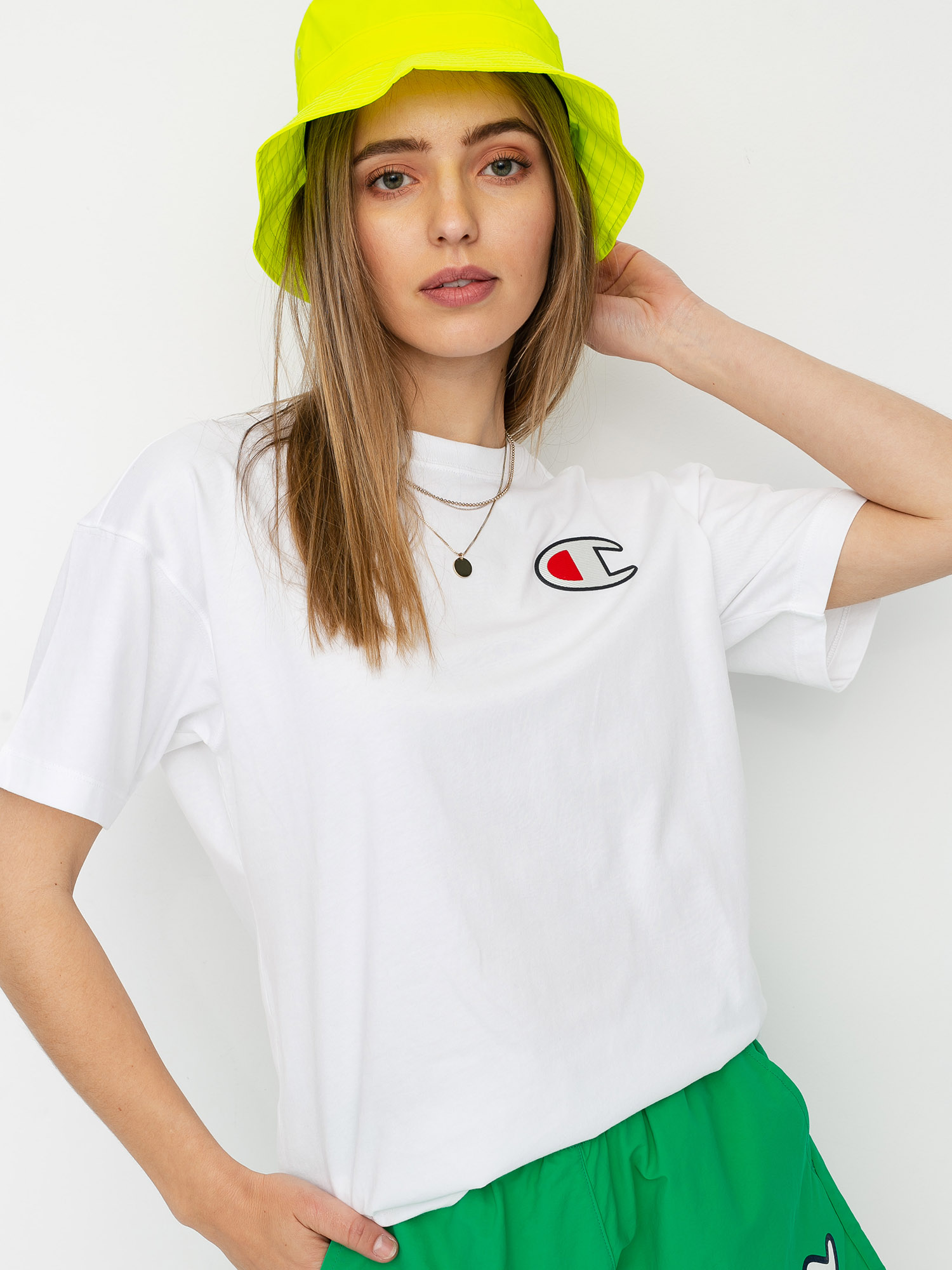 Tričko Champion Maxi 112651 Wmn (wht)