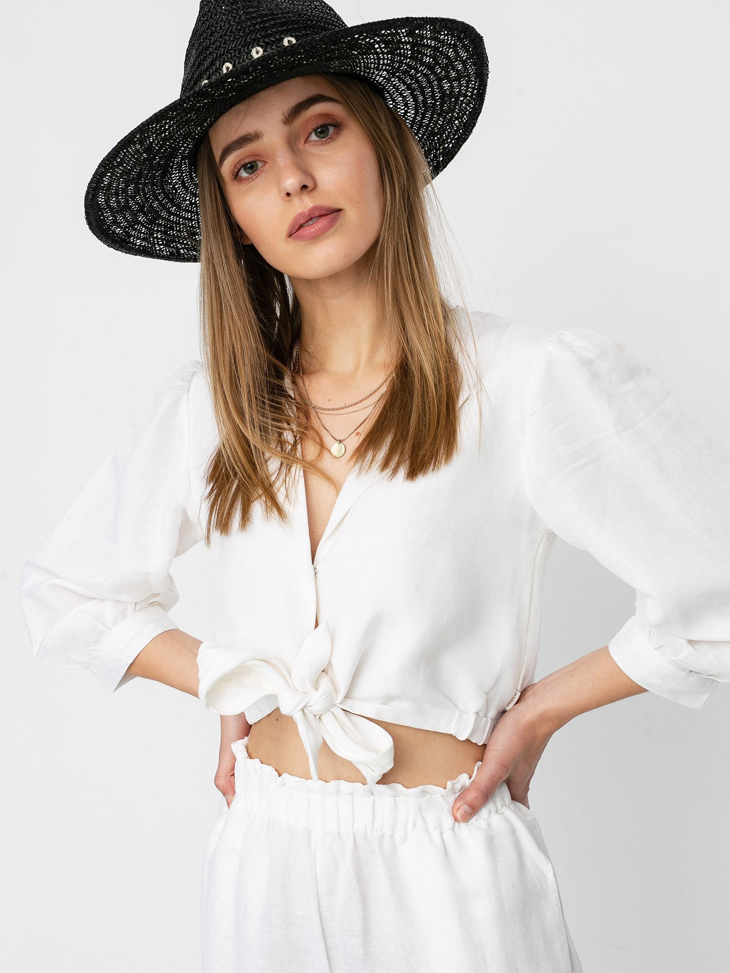 Košile Brixton Eden Top Wmn (white)