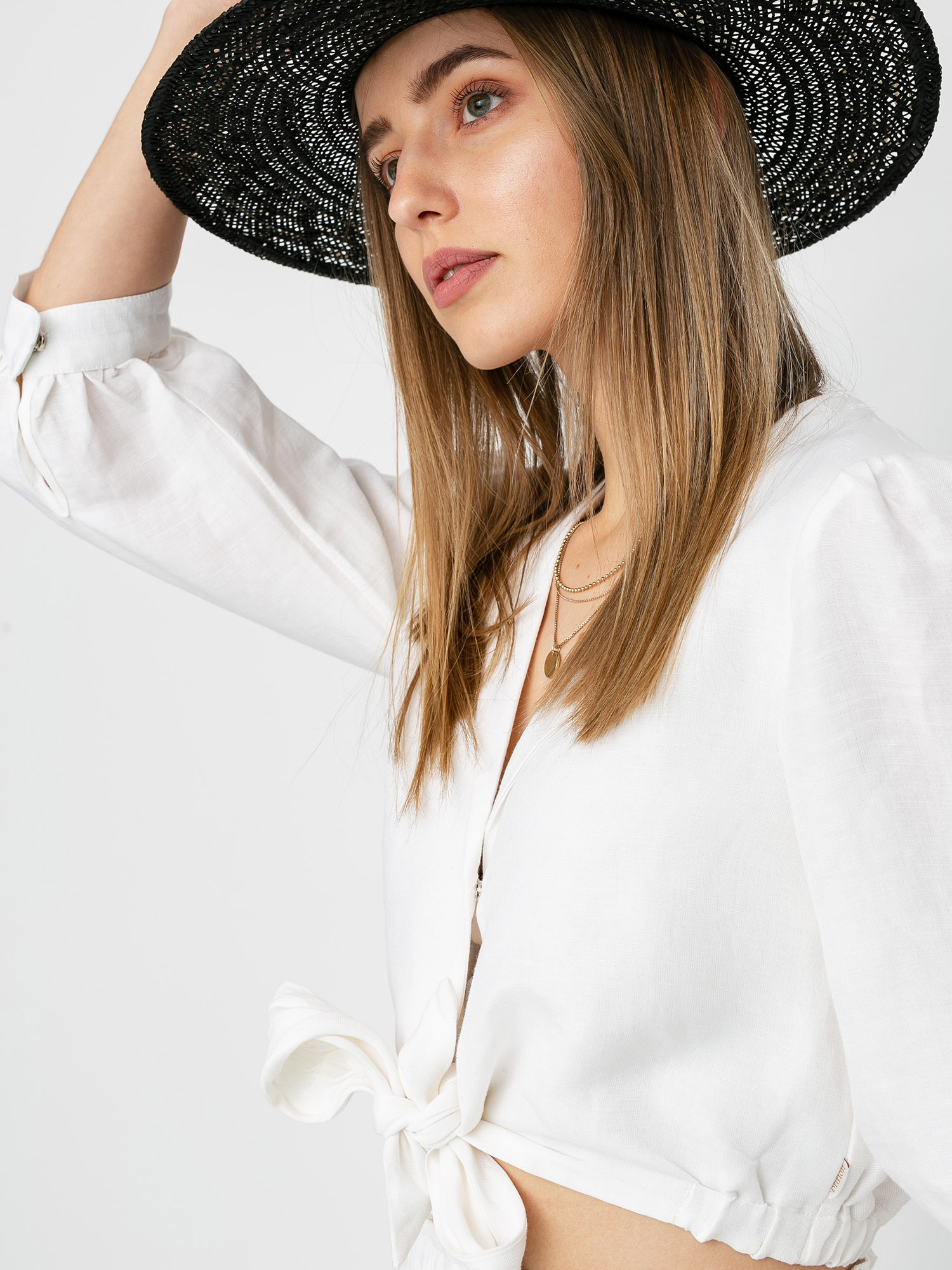 Košile Brixton Eden Top Wmn (white)