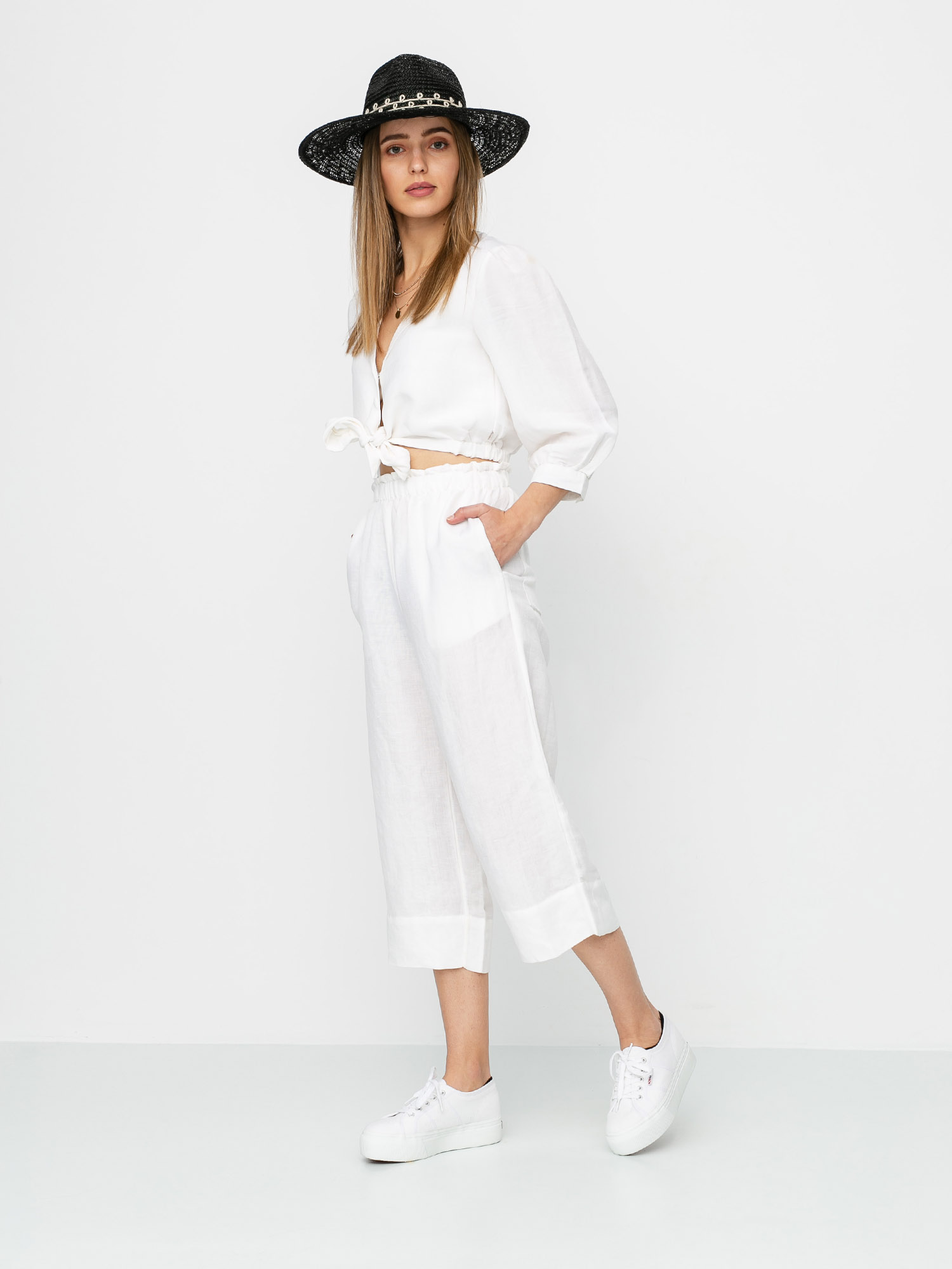 Košile Brixton Eden Top Wmn (white)