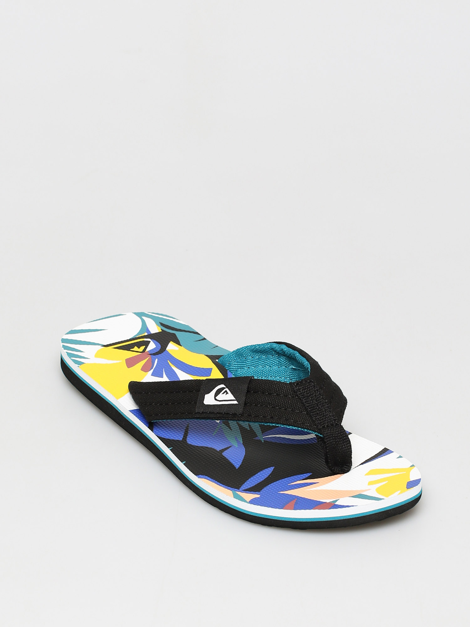 Plážovky Quiksilver Molokai Layback (black/white/blue)