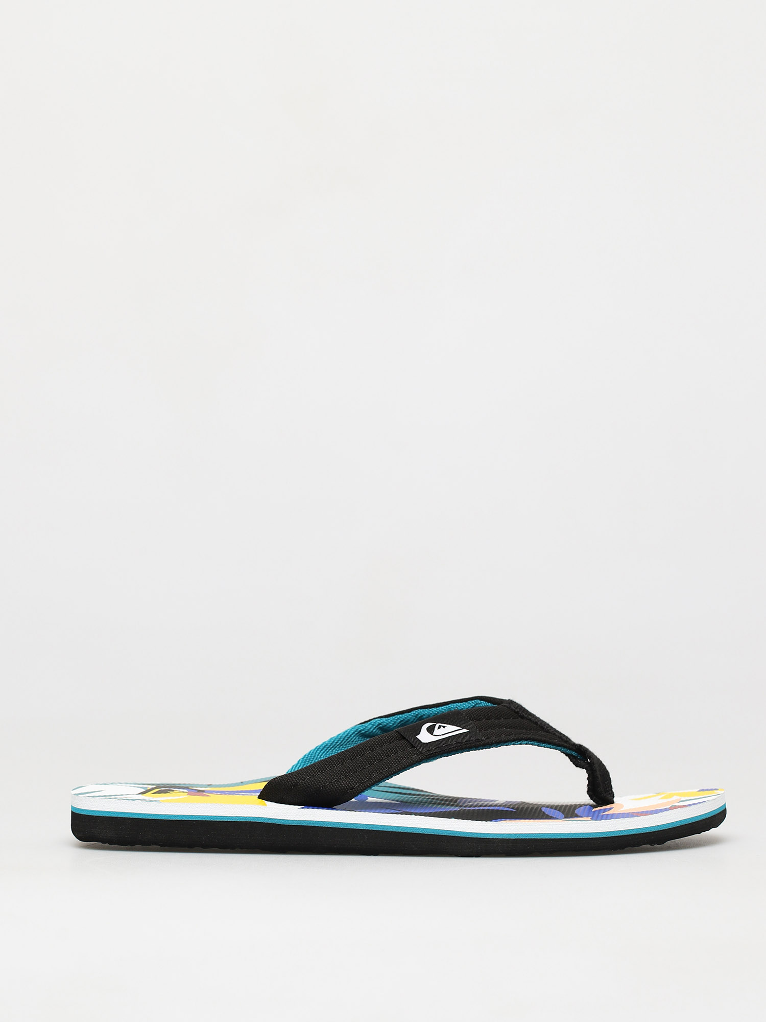 Plážovky Quiksilver Molokai Layback (black/white/blue)