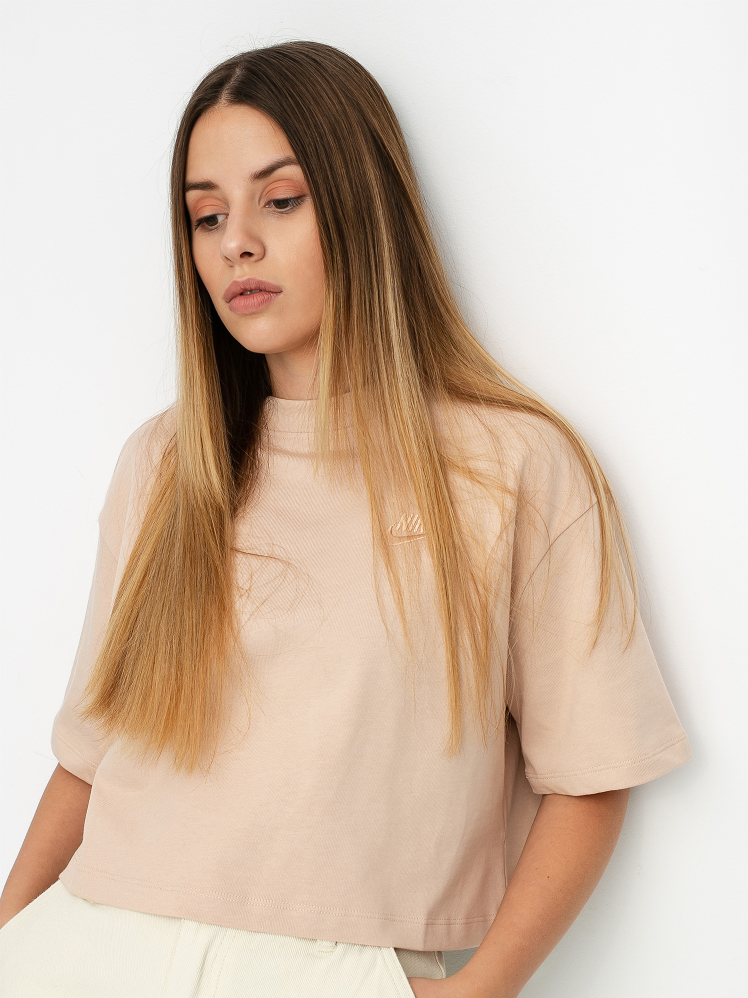 Tričko Nike Sportswear Crop Wmn (shimmer/shimmer)