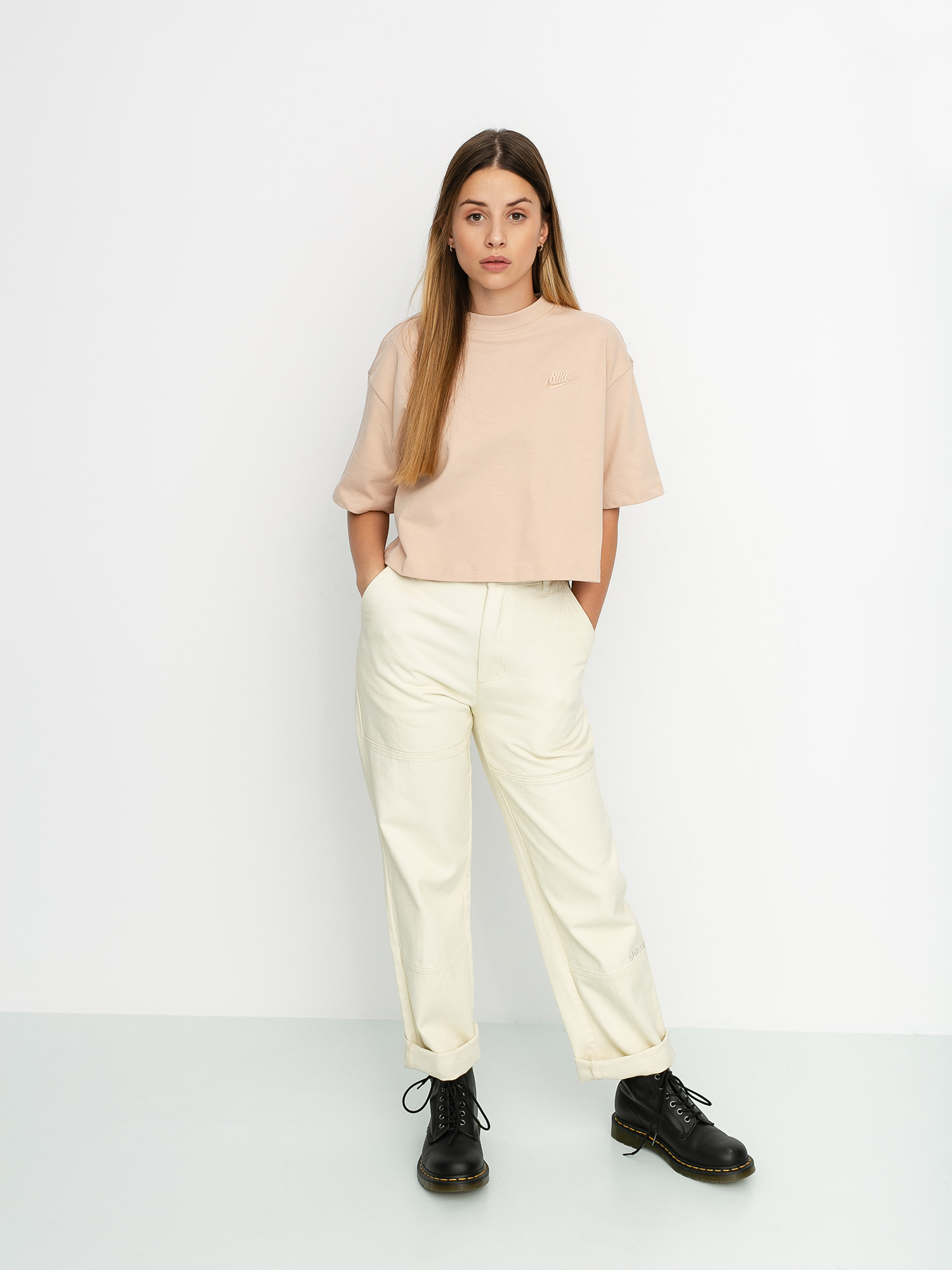 Tričko Nike Sportswear Crop Wmn (shimmer/shimmer)