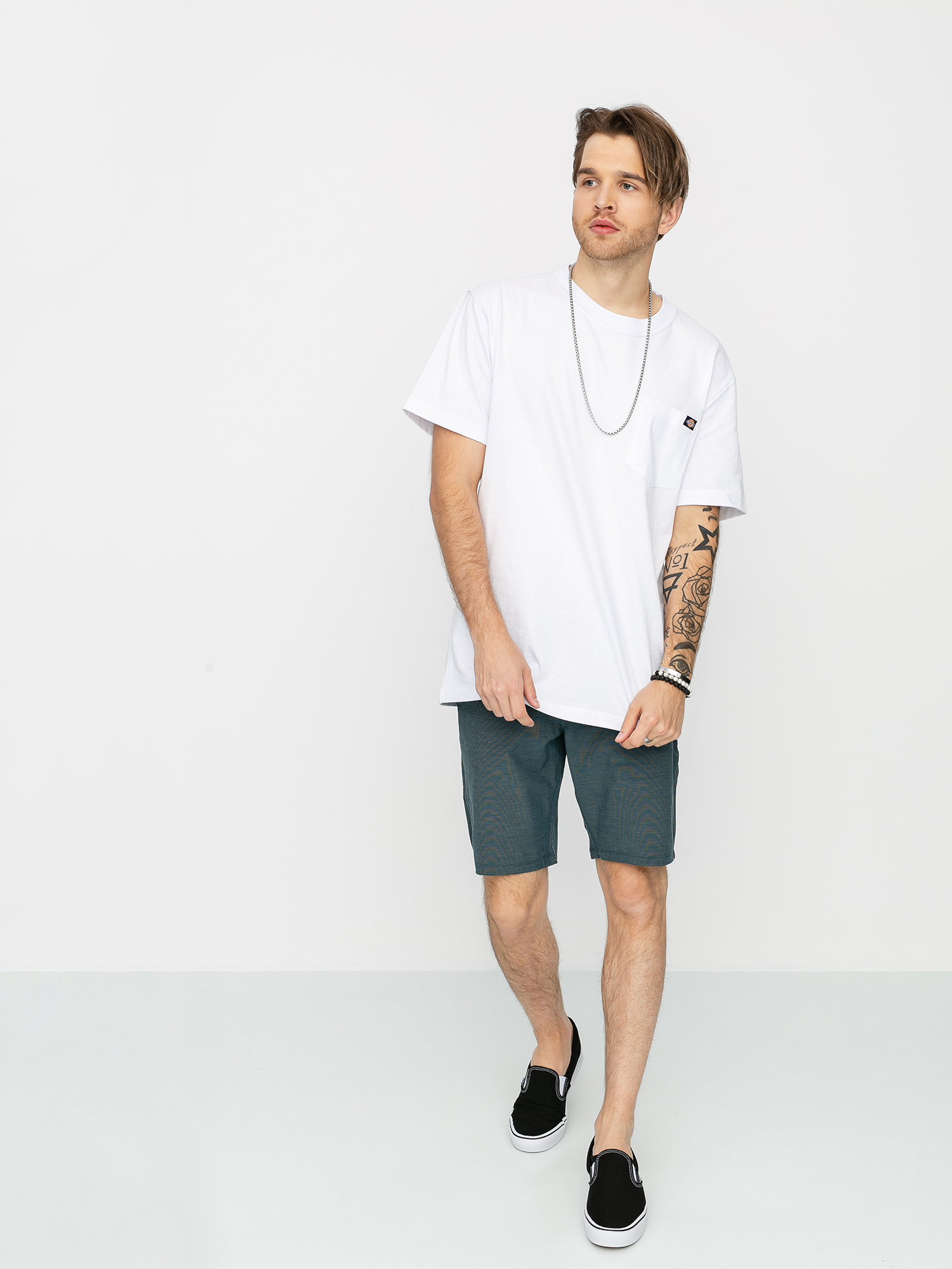 Kraťasy Volcom Frickin Snt Slub 20 (faded navy)