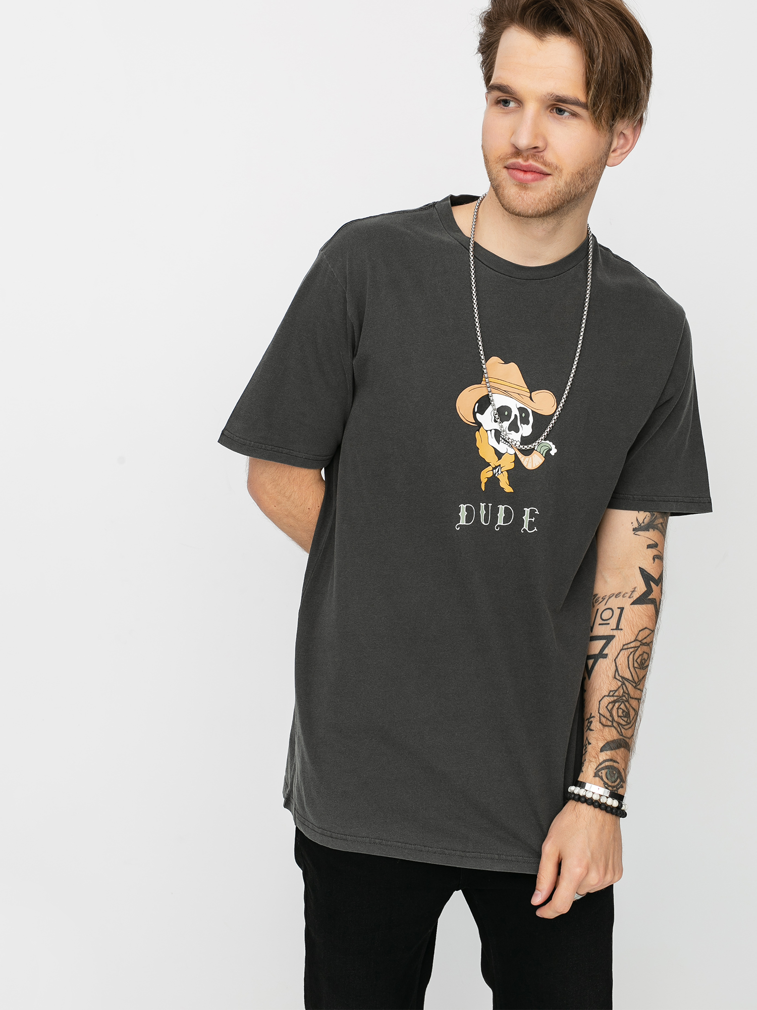 Tričko Volcom Lassoe (black)