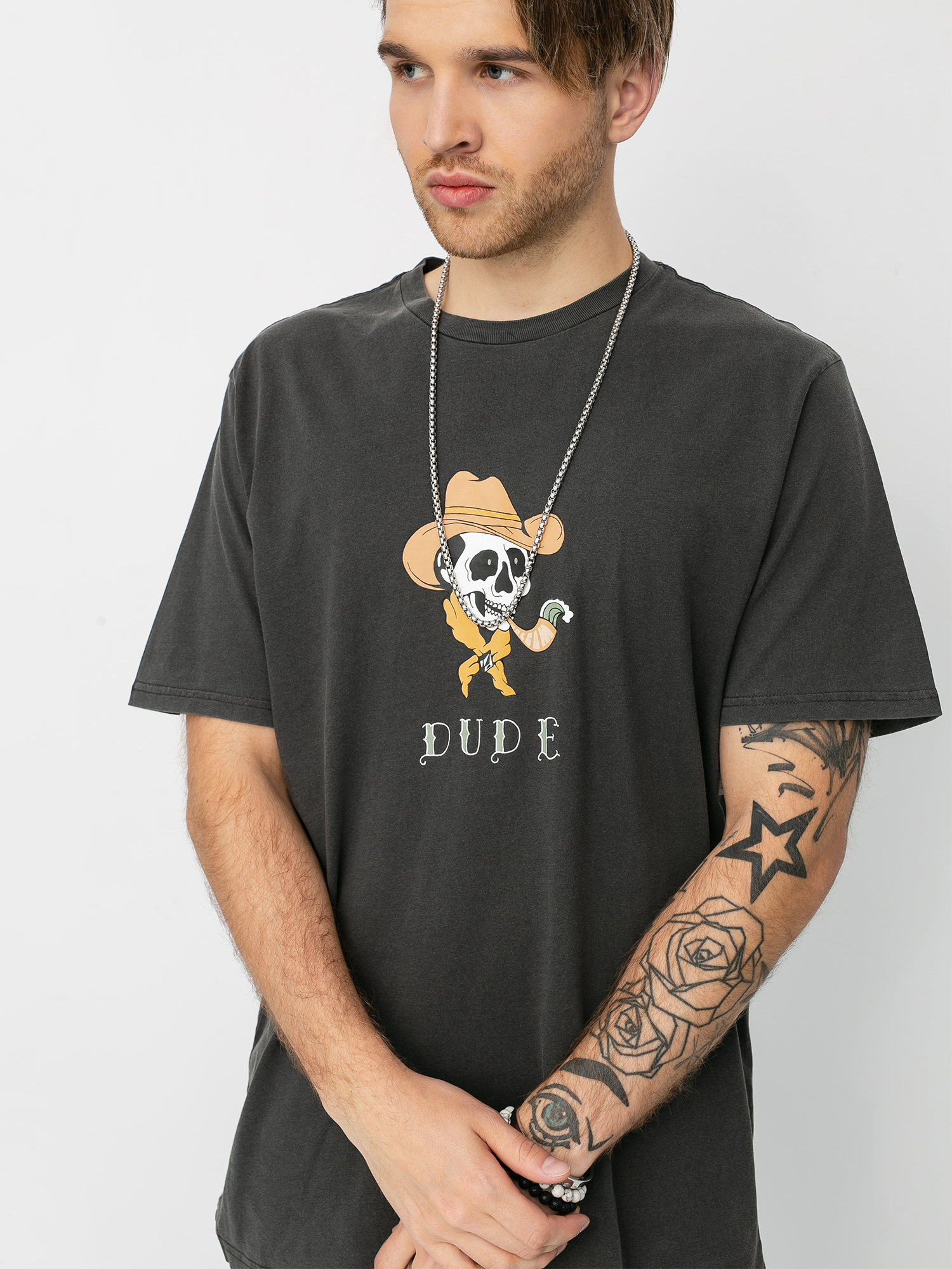 Tričko Volcom Lassoe (black)