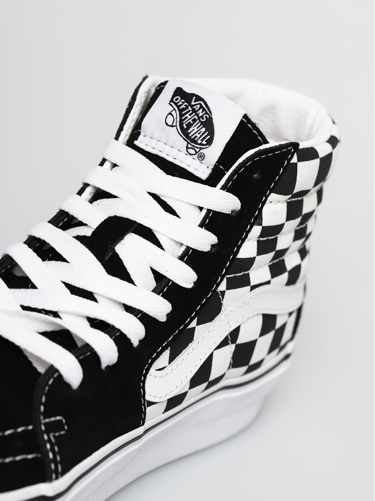 Boty Vans Sk8 Hi Platform 2 (checkerboard/true white)