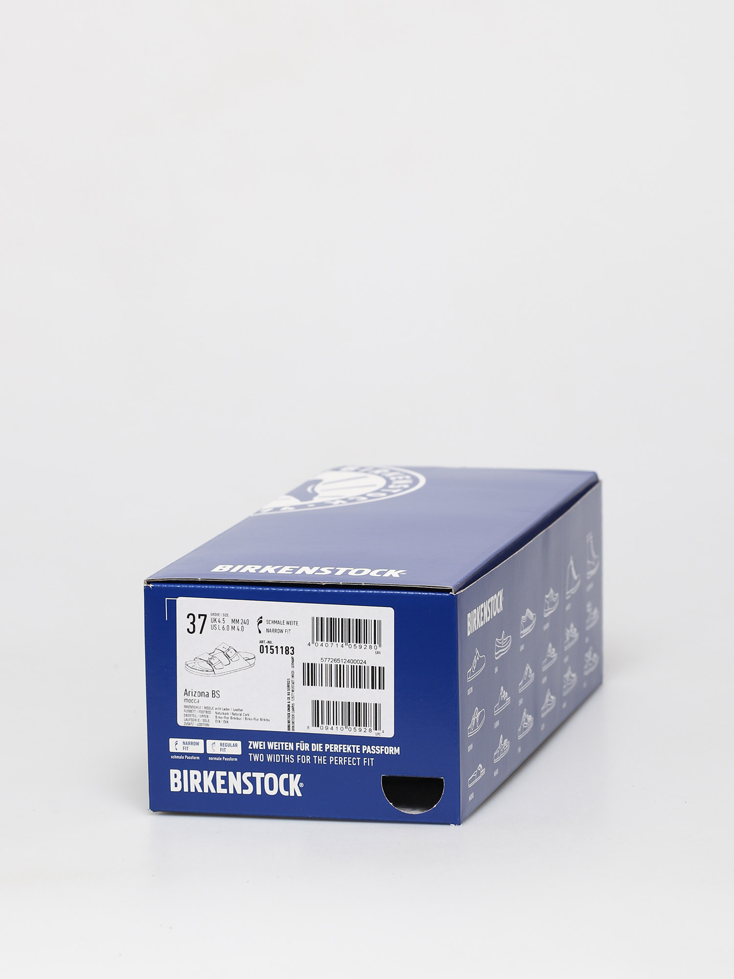 Birkenstock Plážovky Arizona Narrow (nubuck mocha)