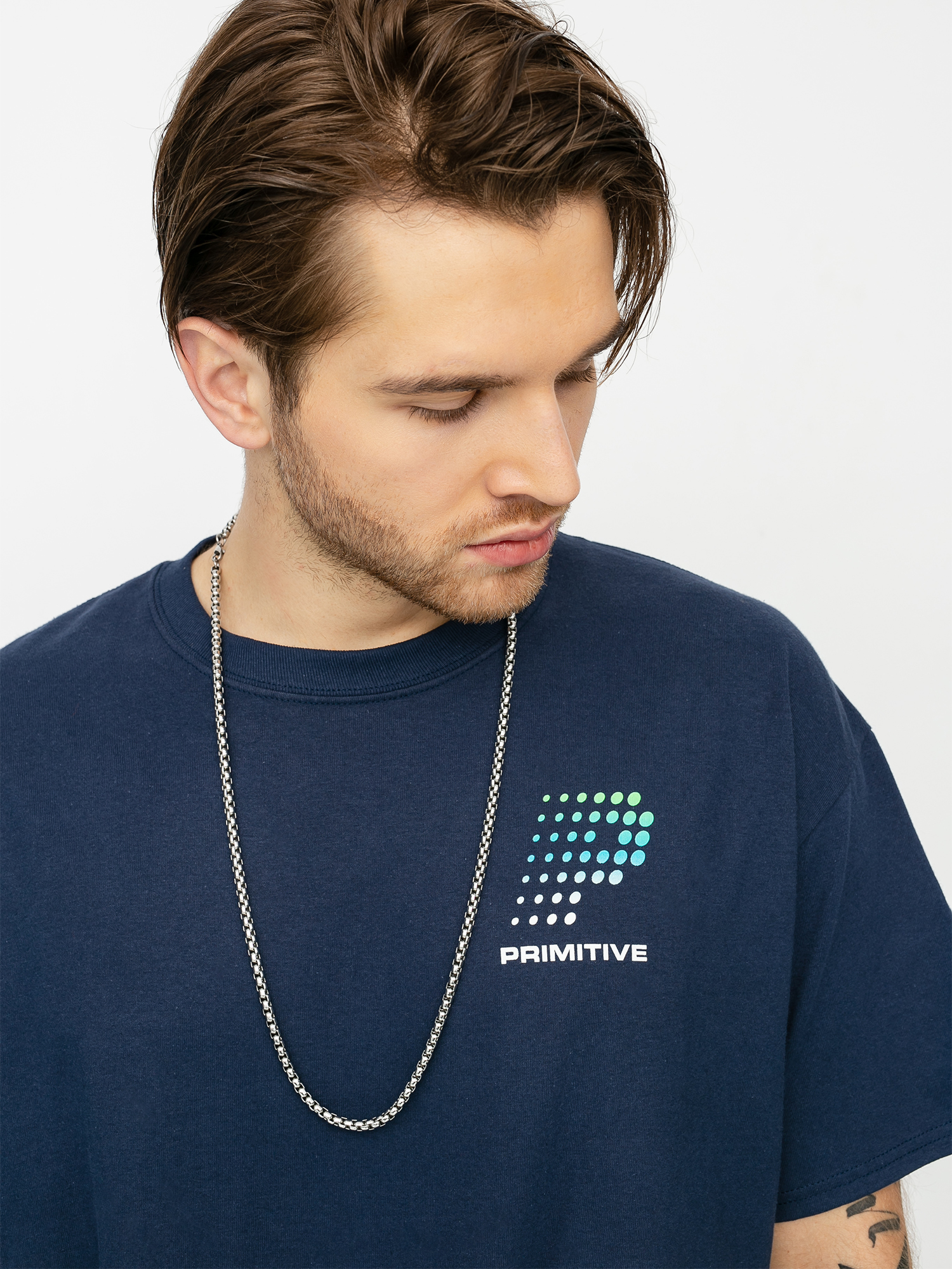 Tričko Primitive Connection (navy)