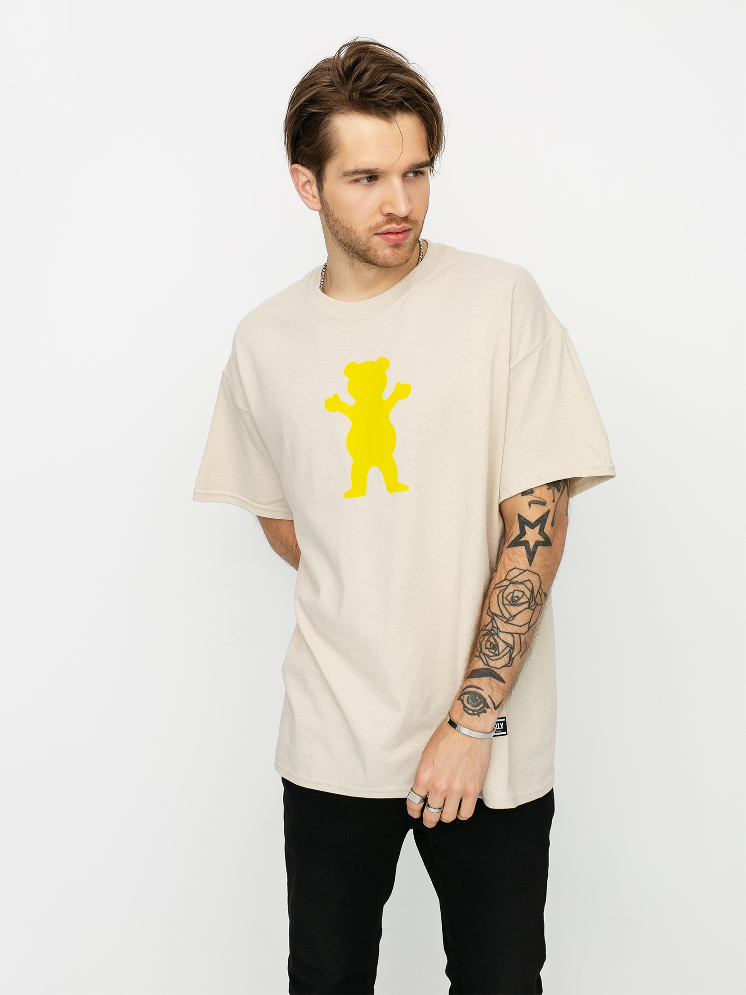 Tričko Grizzly Griptape Og Bear (sand)