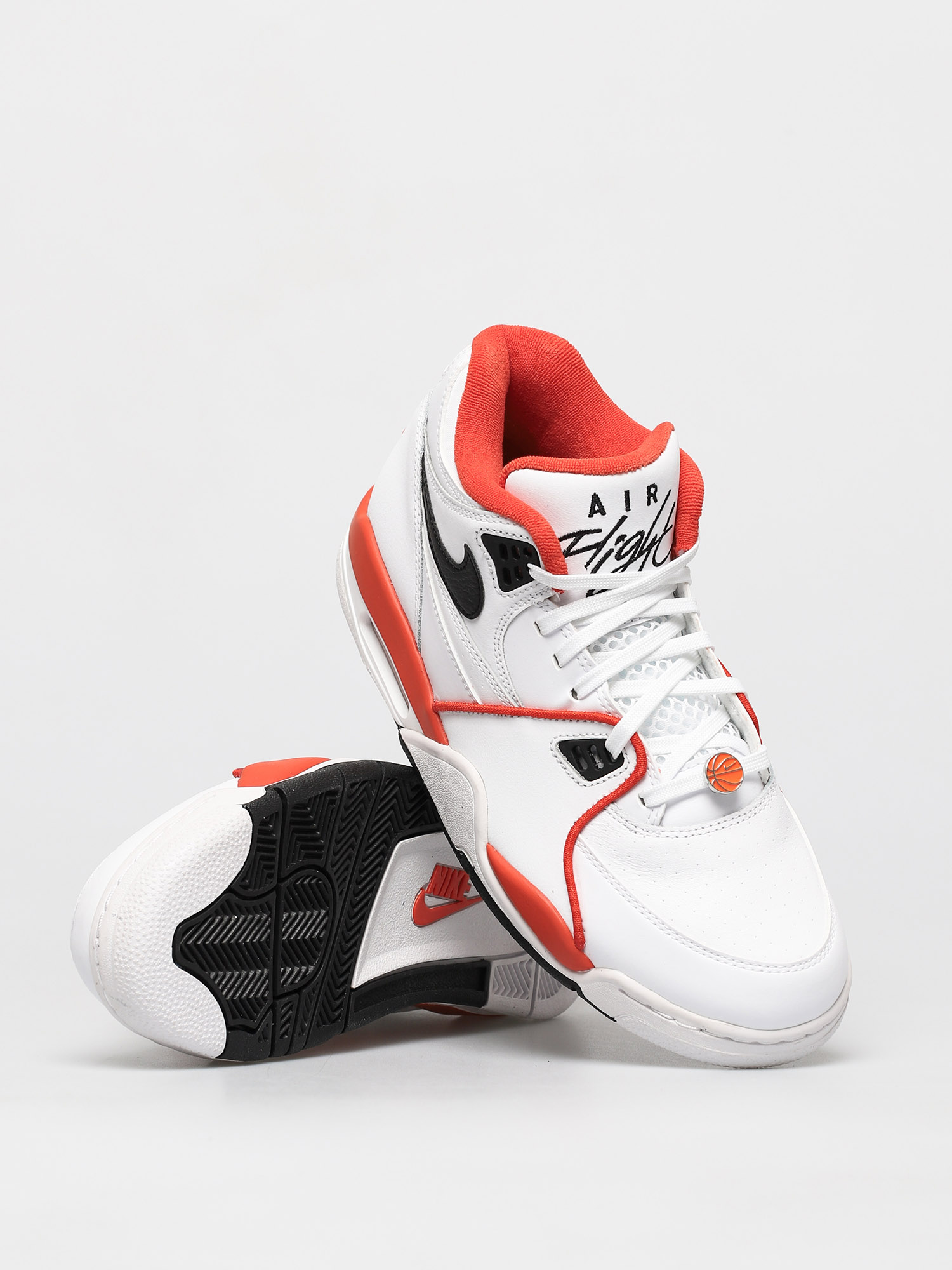 Boty Nike Air Flight 89 Emb (white/black/team orange)