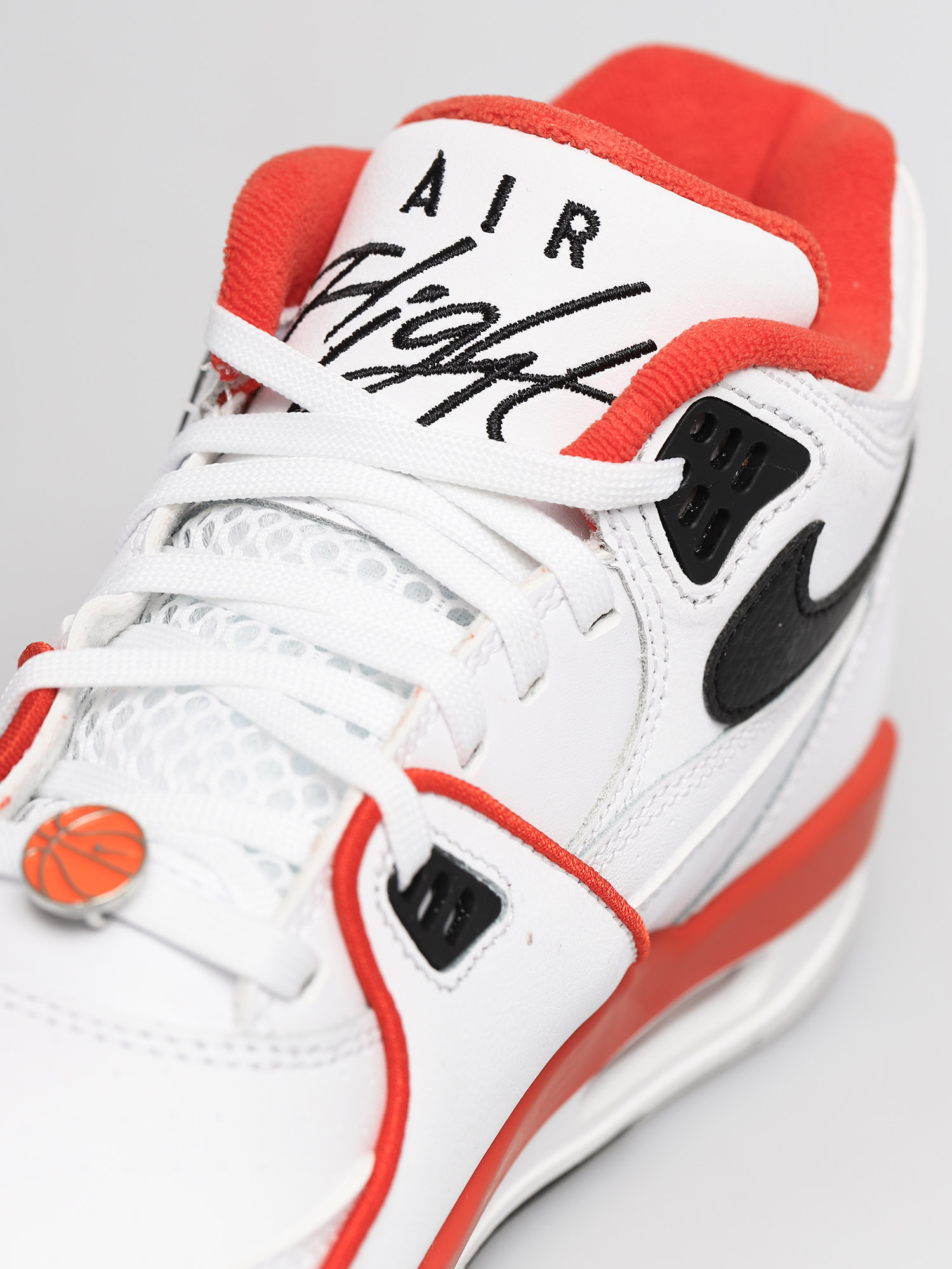 Boty Nike Air Flight 89 Emb (white/black/team orange)