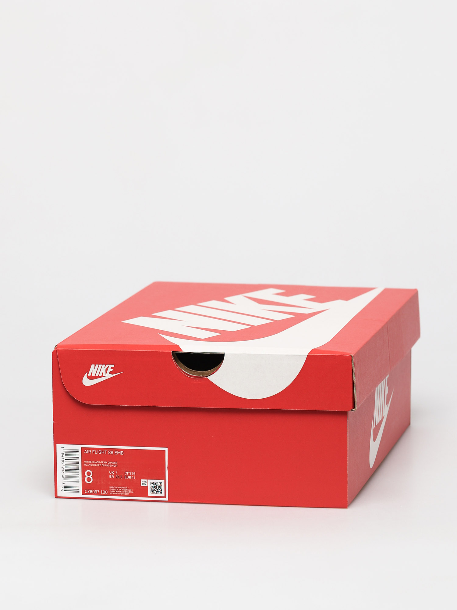 Boty Nike Air Flight 89 Emb (white/black/team orange)