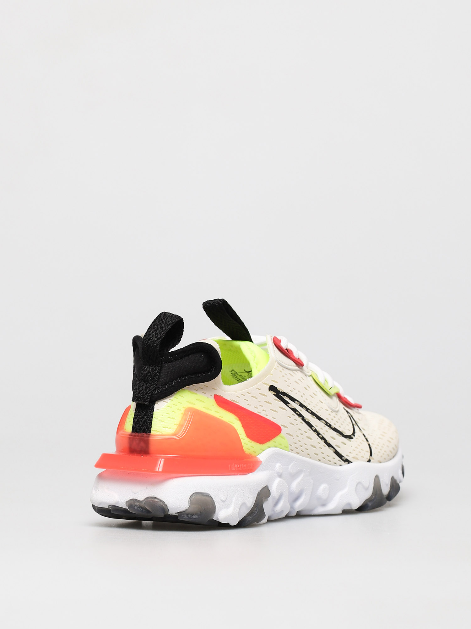 Boty Nike React Vision Wmn (pale ivory/black volt laser crimson)