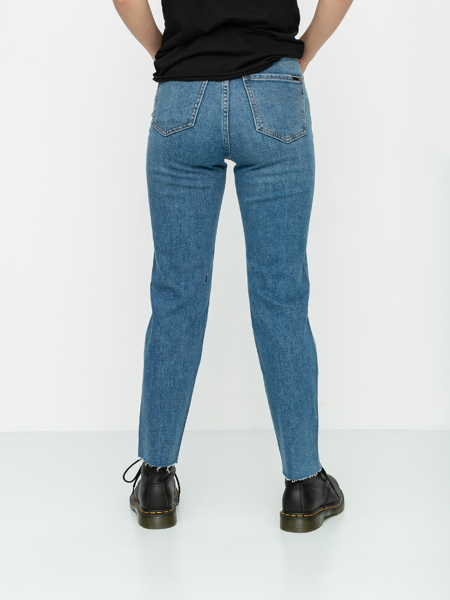 Kalhoty Volcom Stoned Straight Wmn (standard issue blue)